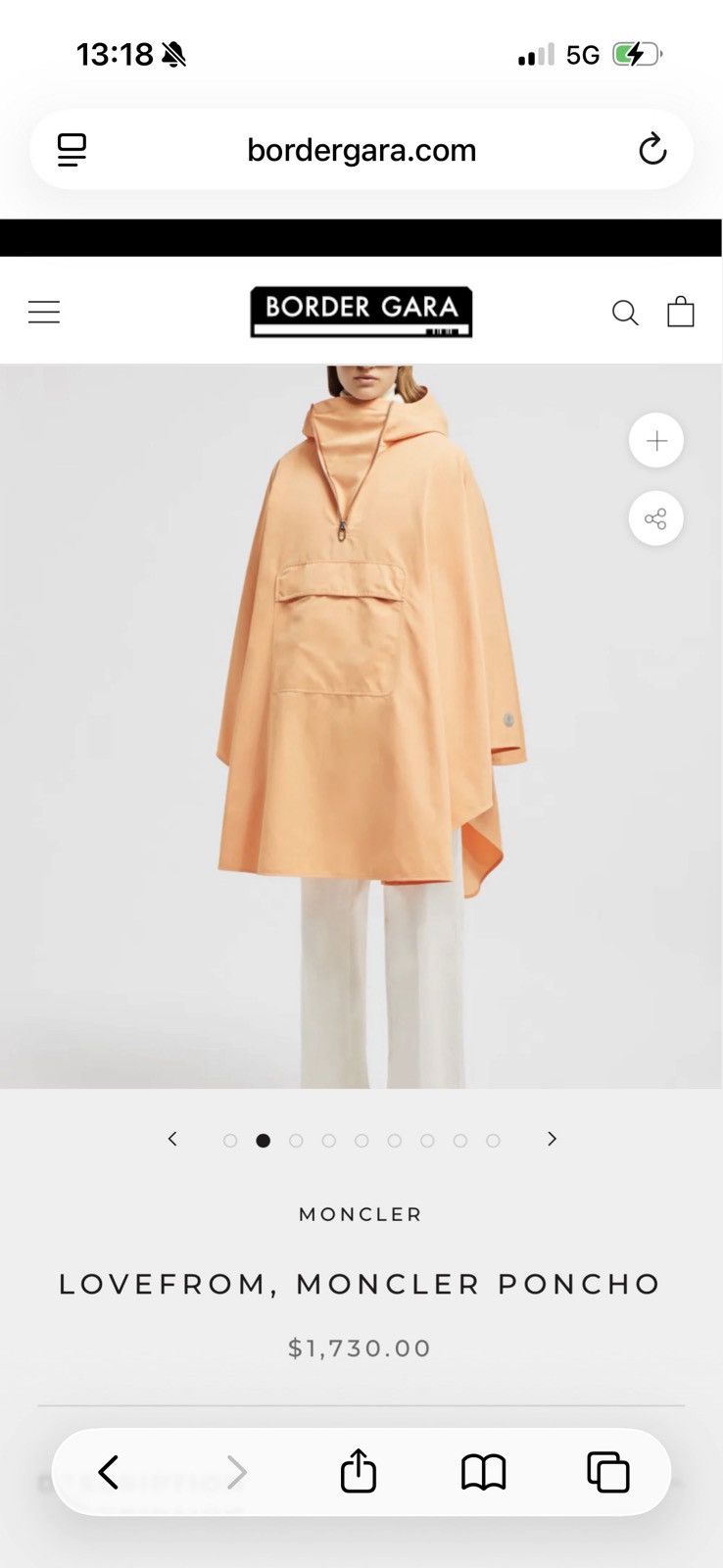 Moncler MONCLER poncho unisex sz3 know Moncler fit , this fits big Size XXL / US 16-18 / IT 52-54 - 1 Thumbnail