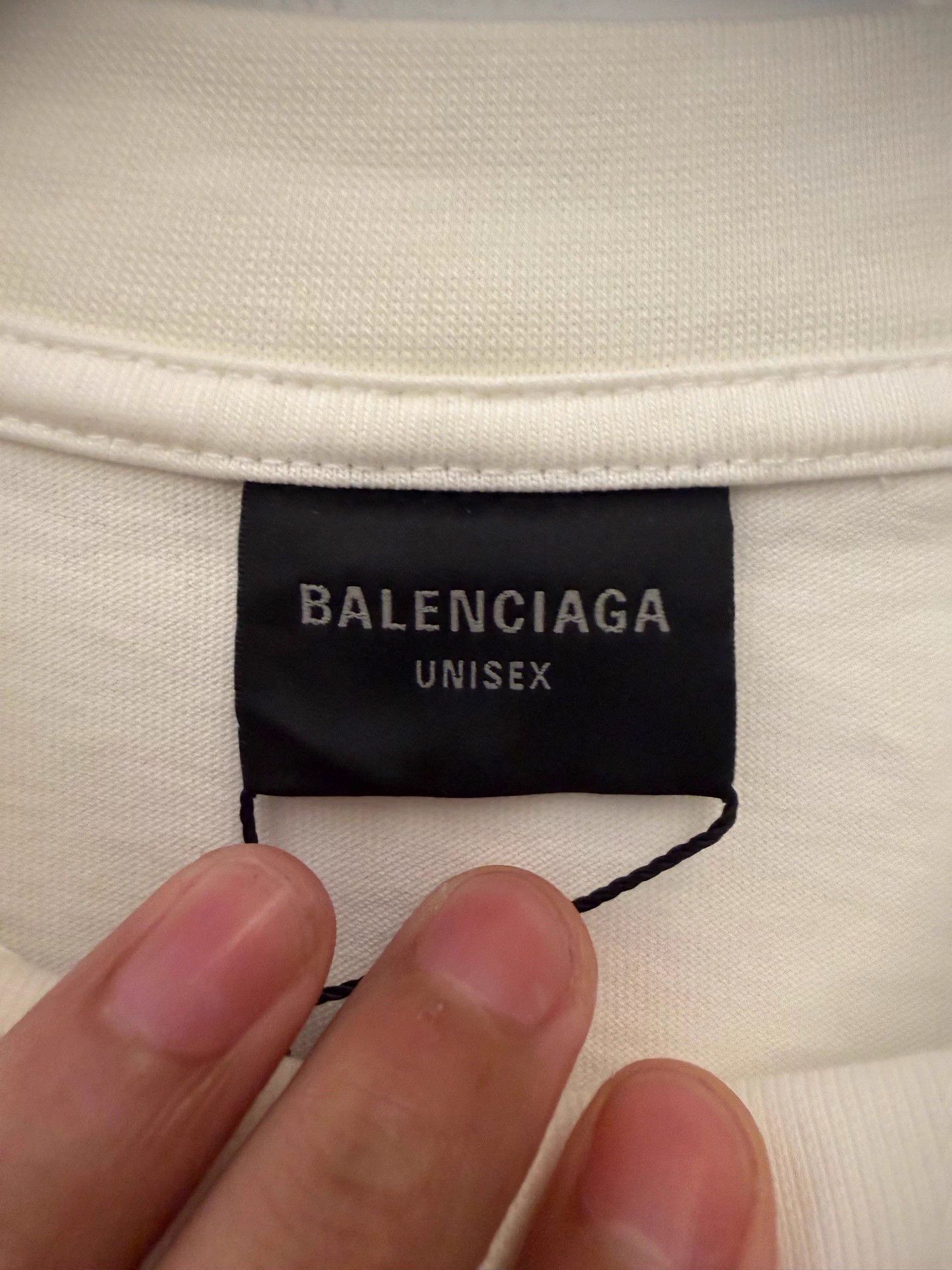 Balenciaga Balenciaga FW24 Logo SS Oversized Unisex White T-Shirt Size S / US 4 / IT 40 - 3 Thumbnail