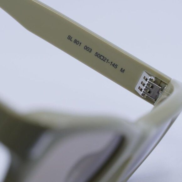 Saint Laurent Paris 🕶️ New Saint Laurent SL801 003 Sunglasses - Khaki Green Size ONE SIZE - 8 Thumbnail