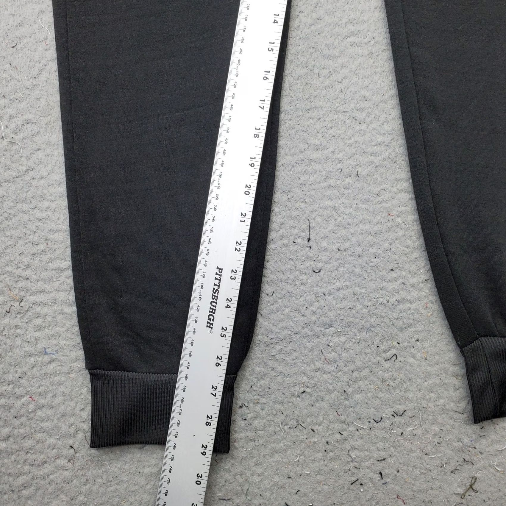 Vintage Bello Mens XL/XXL Black Athletic 4 Bar Sweatpants, Drawstring Waist, Gym & Training, Pockets, Breathable, Regular Size, Inseam 29" Size US 36 / EU 52 - 4 Thumbnail