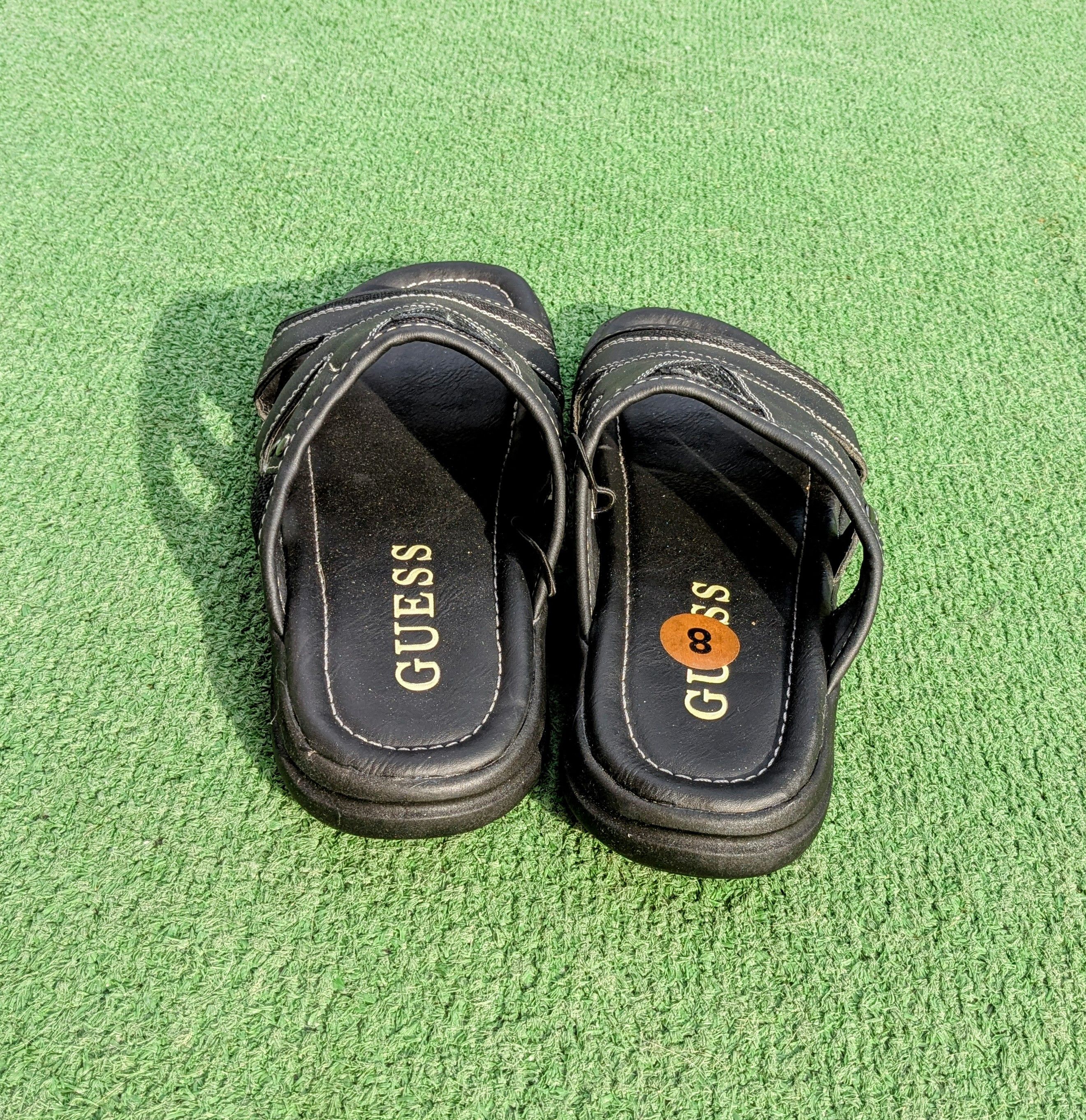 Guess Guess Ebony Multi-Strap Faux Leather Flop Slide Sandals NWT Size US 8 / EU 41 - 6 Thumbnail