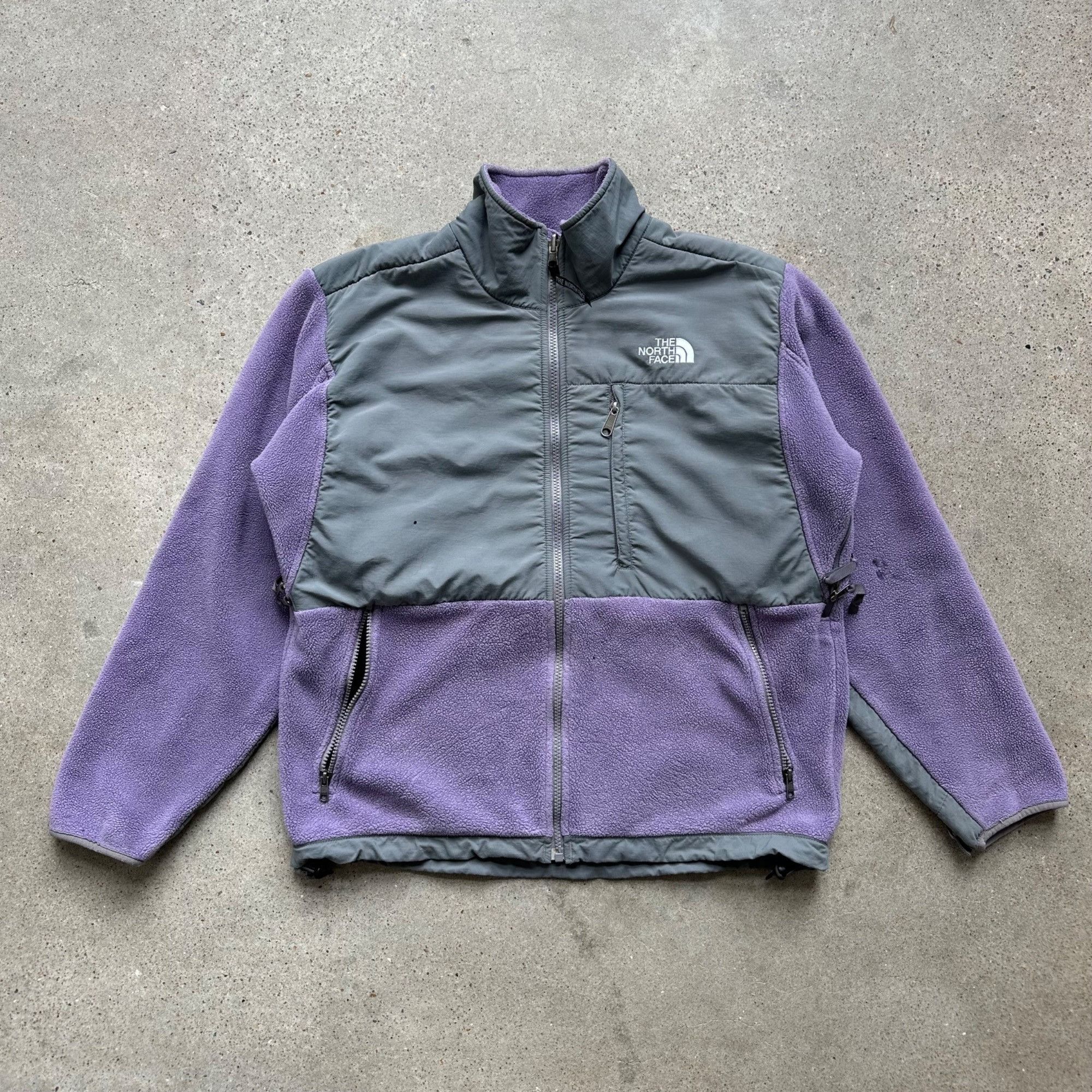 The North Face Vintage 90s Denali Jacket/Coat. Purple & outlet Black. Men's Large