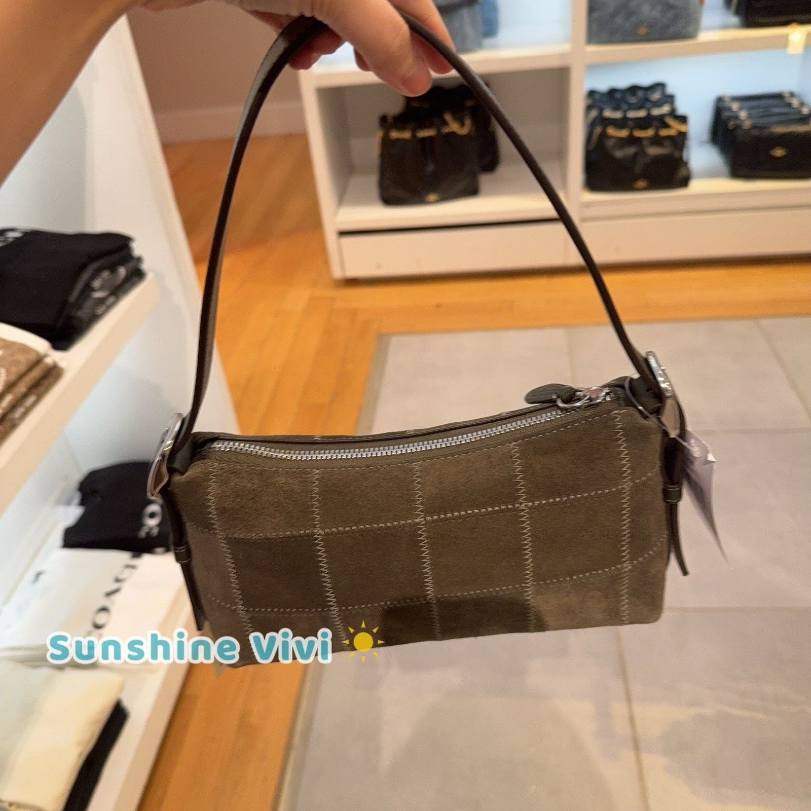 Coach NWT Coach Alter/Ego Small Slouchy Shoulder Bag CEF97 olive Size ONE SIZE - 7 Thumbnail