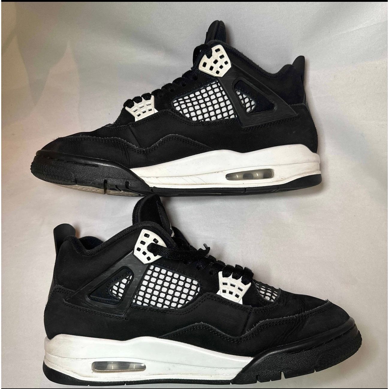 Jordan Brand × Nike Size 8.5 - Nike Air Jordan 4 Retro White Thunder Men's Shoes Size US 8.5 / EU 41-42 - 3 Thumbnail