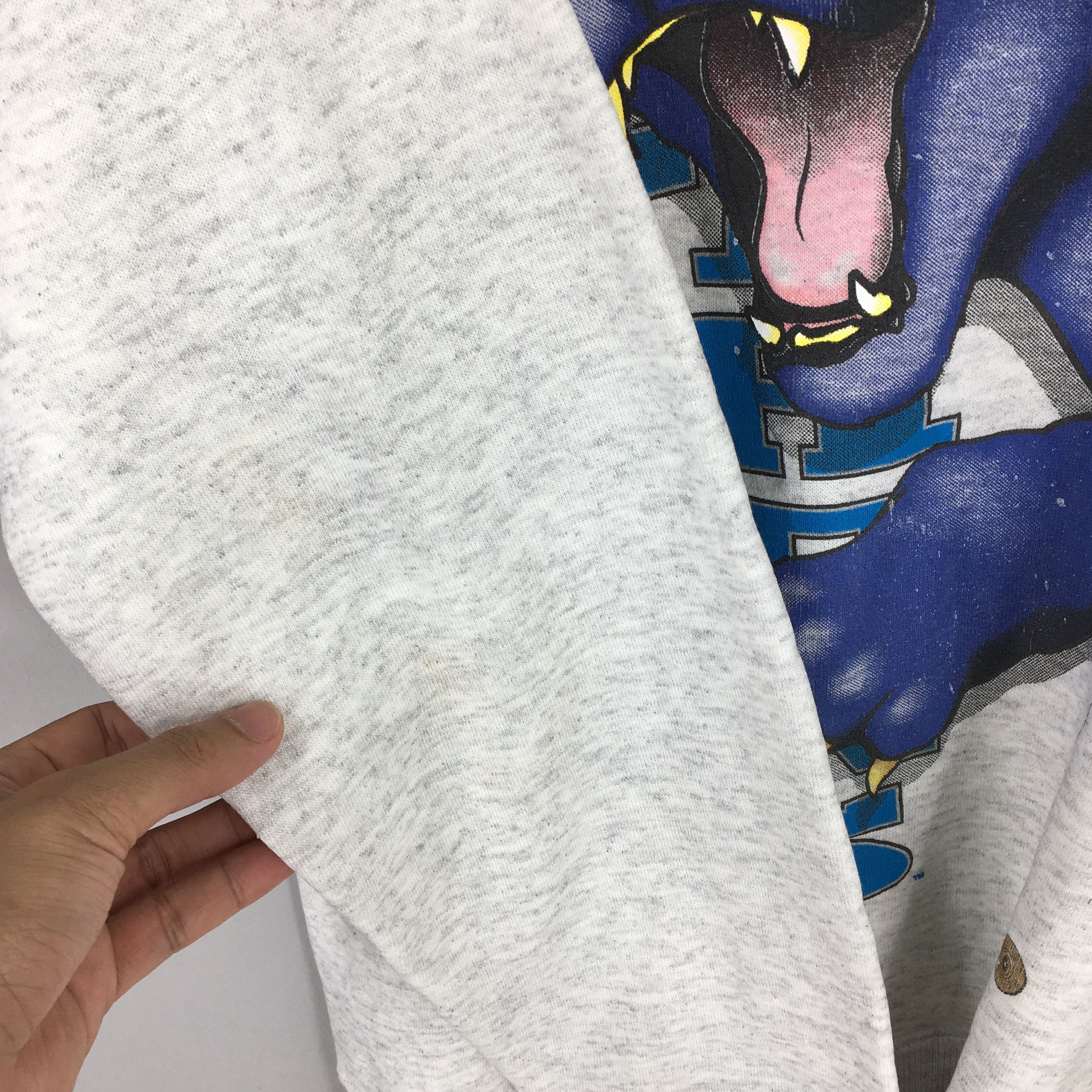NFL × Vintage Vintage 90s Carolina Panthers Nfl Sweatshirt Large Size US L / EU 52-54 / 3 - 5 Thumbnail