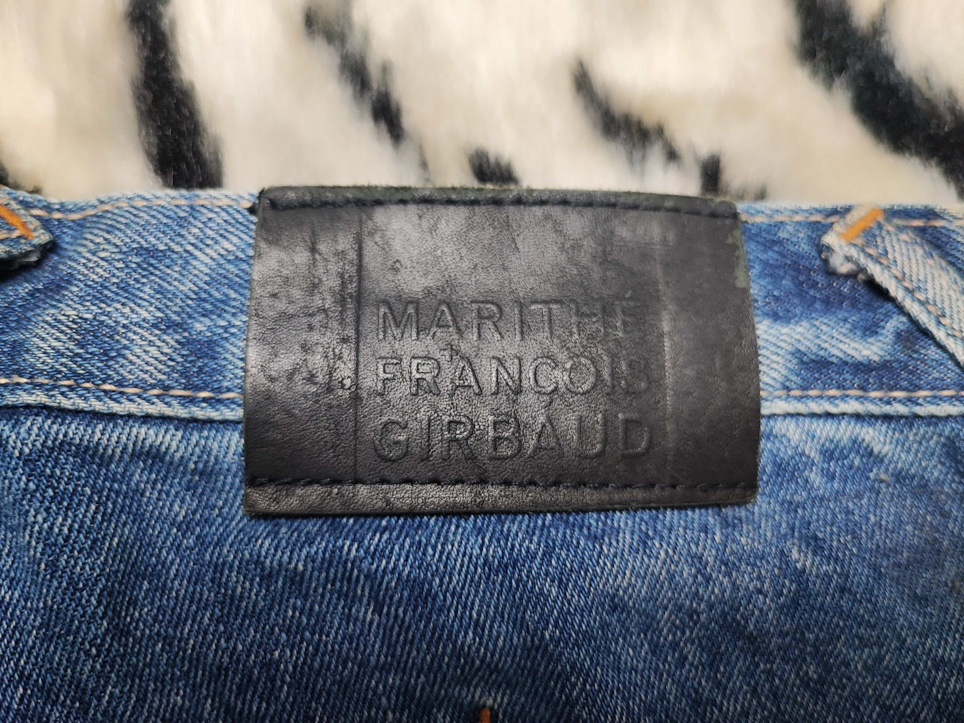 Marithe + Francois Girbaud Vintage MFG Trash Distress Grunge Erd Chrome Baggy Wide Leg Size US 28 / EU 44 - 13 Thumbnail