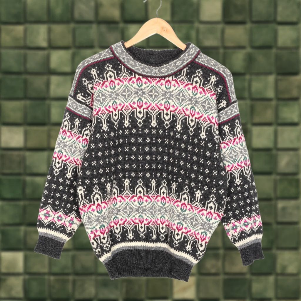 Dale Of Norway VINTAGE Dale of Norway Jumper Shirt Mens S Multicoloured Fair Isle Wool Knit Pullover Vintage 50s 60s Decade Classic Designer Mens Pattern: Size US S / EU 44-46 / 1 - 1 Thumbnail