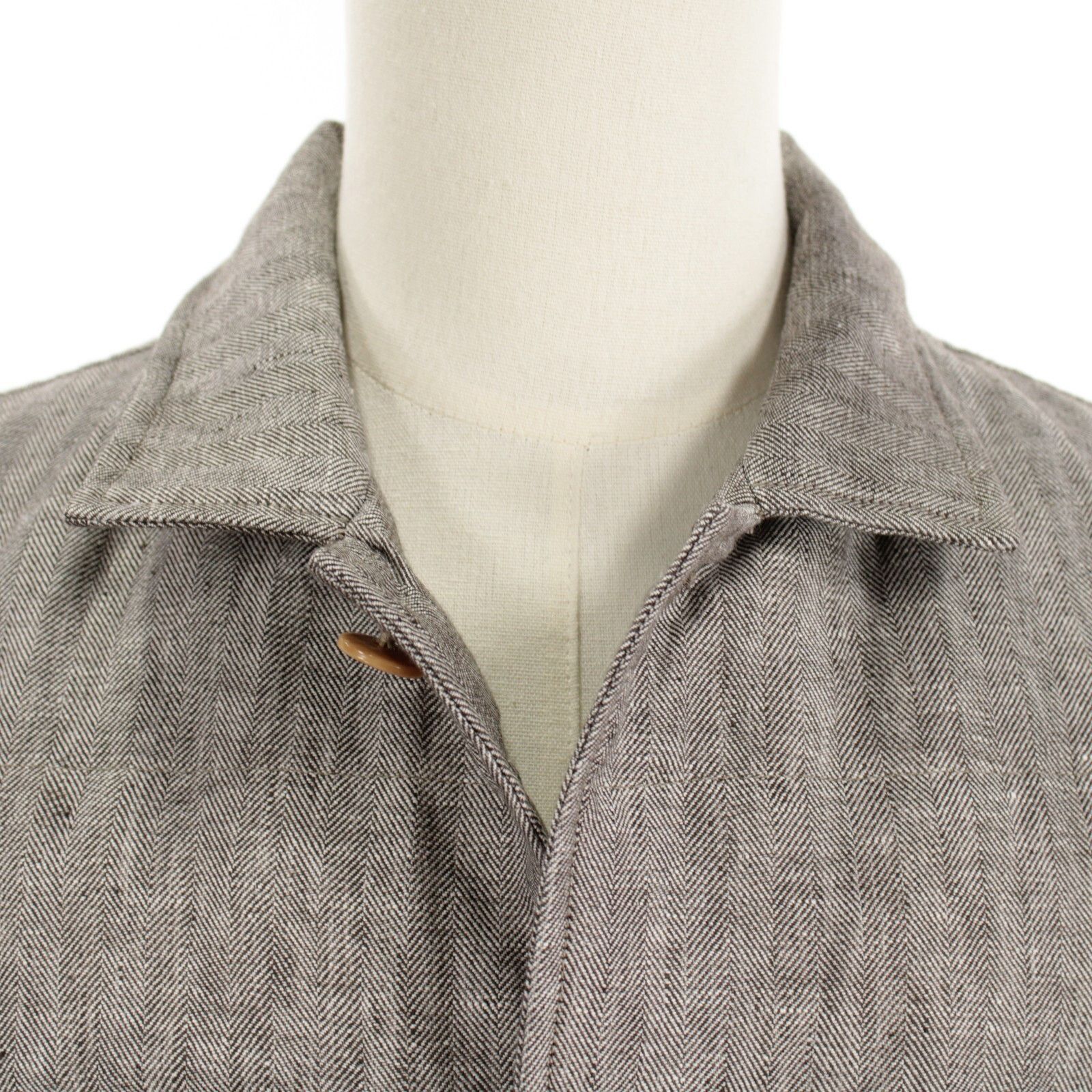 Luciano Barbera Luciano Barbera Vest Size M US In Brown Hemp Size US M / EU 48-50 / 2 - 2 Thumbnail