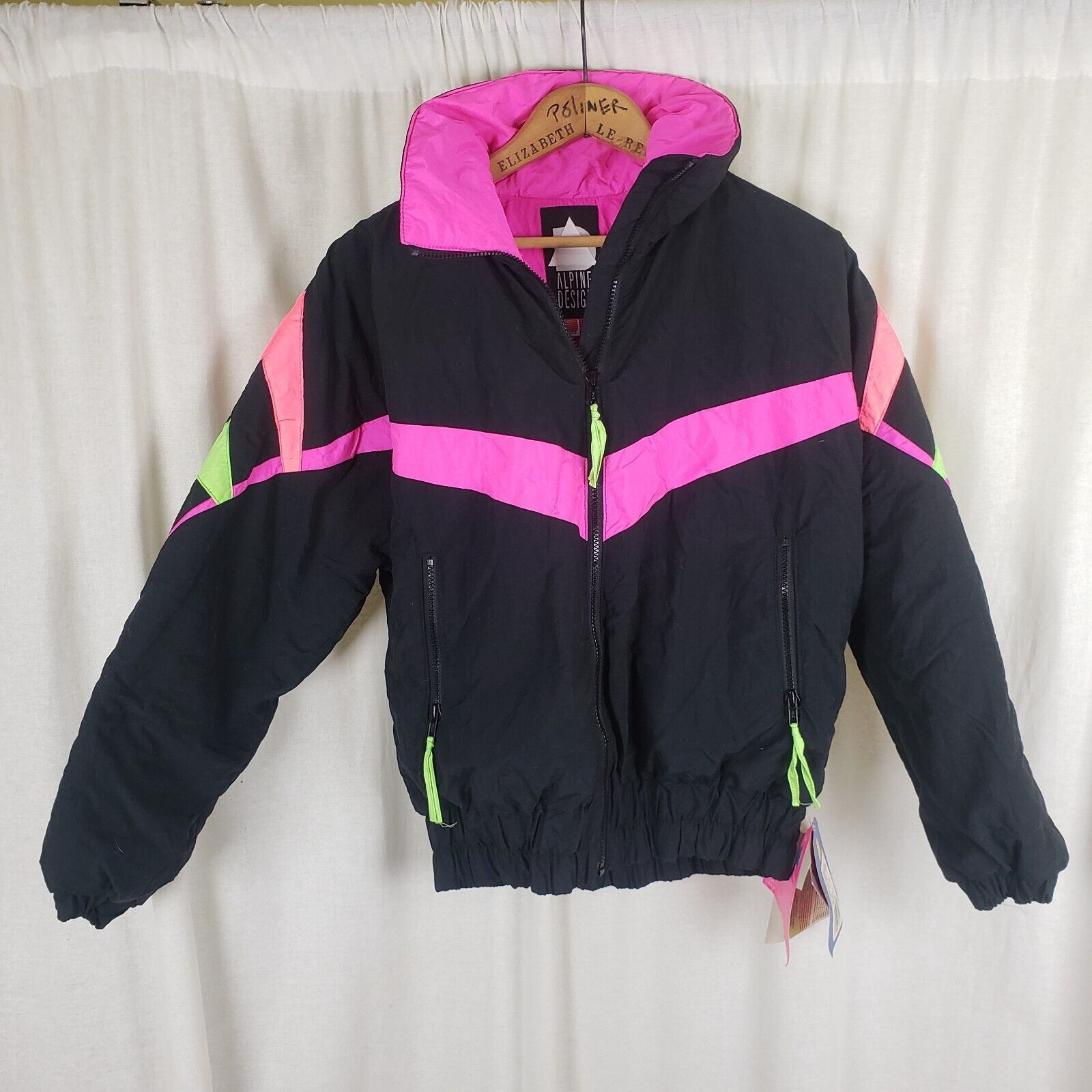Vintage Vtg Alpine Design Down Retro 90s Puffer Parka Ski Jacket NWT Size M / US 6-8 / IT 42-44 - 1 Thumbnail