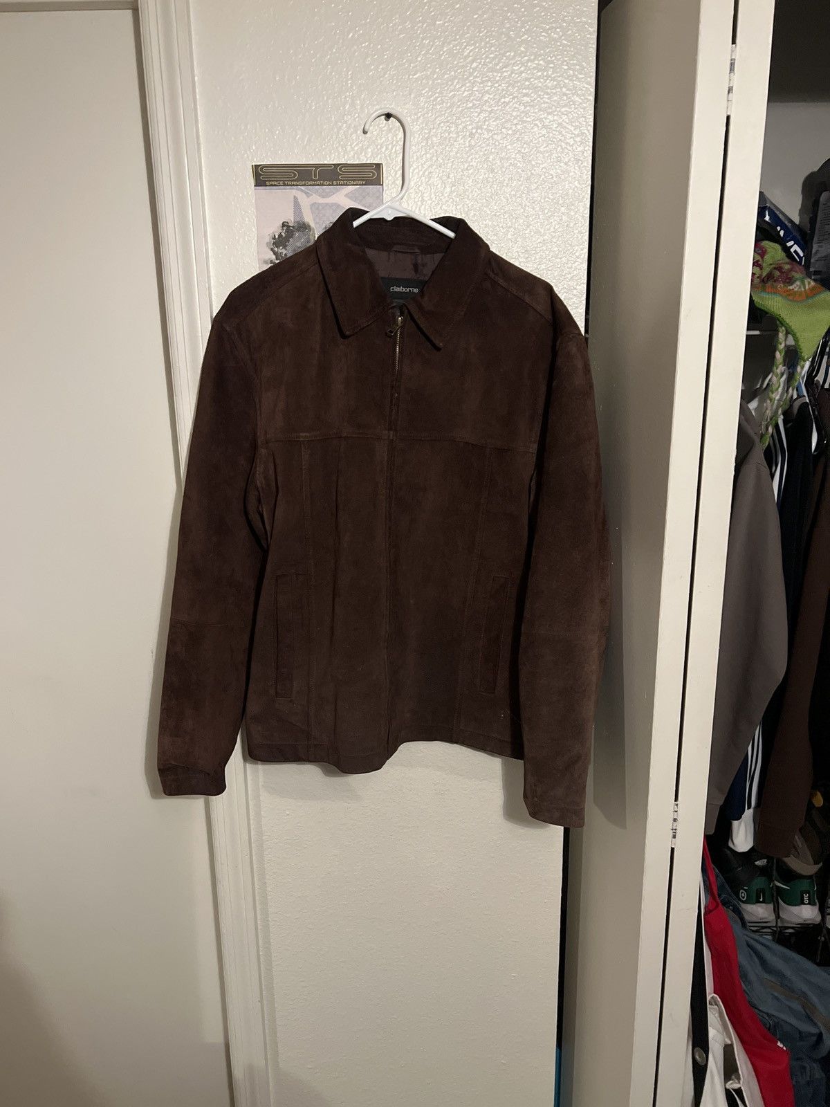Liz Claiborne Brown Suede Claiborne Jacket Size US M / EU 48-50 / 2 - 1 Thumbnail