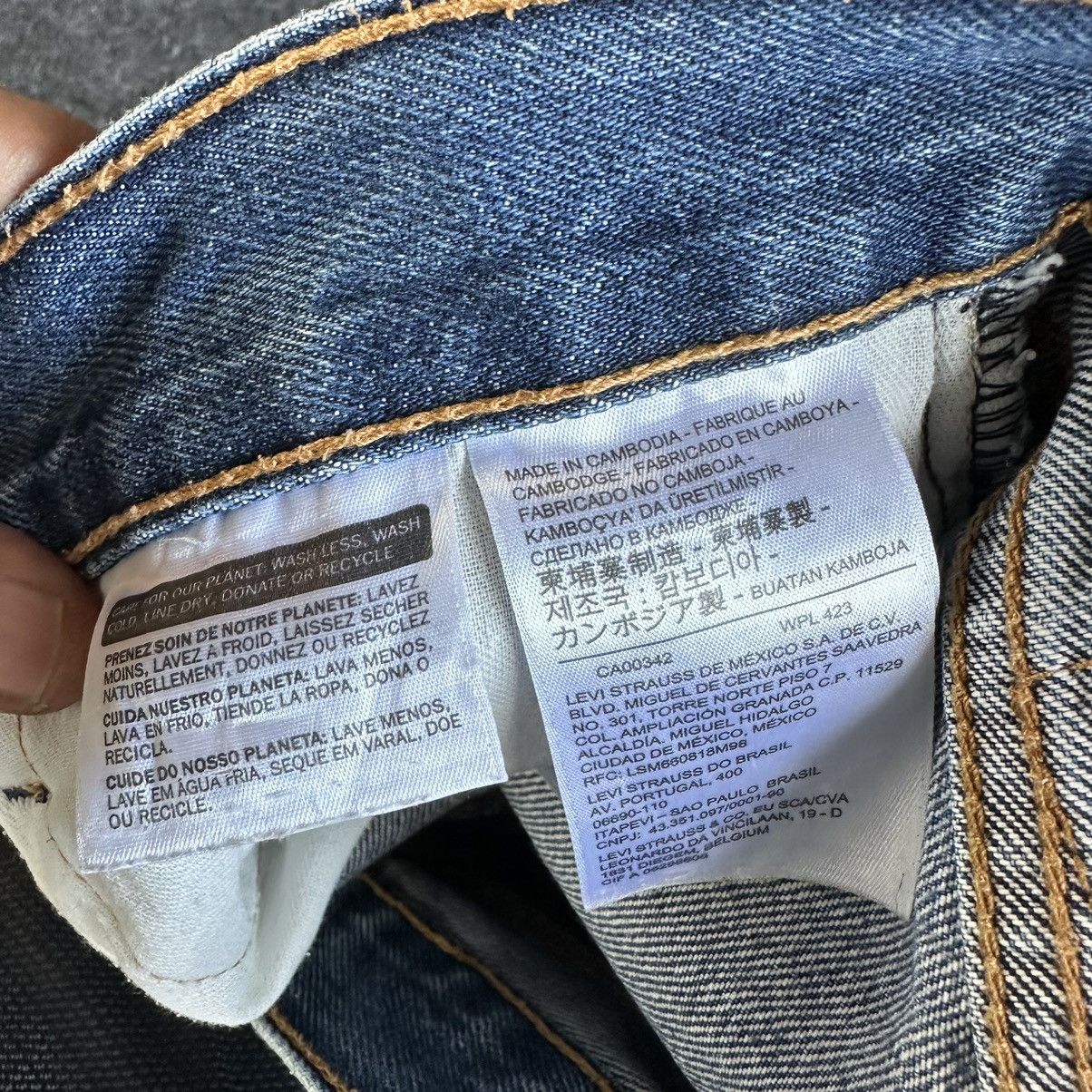 Levi's Y2k Levis 505 Blue Washed Vintage Denim 30x31 D576 Size US 30 / EU 46 - 16 Thumbnail