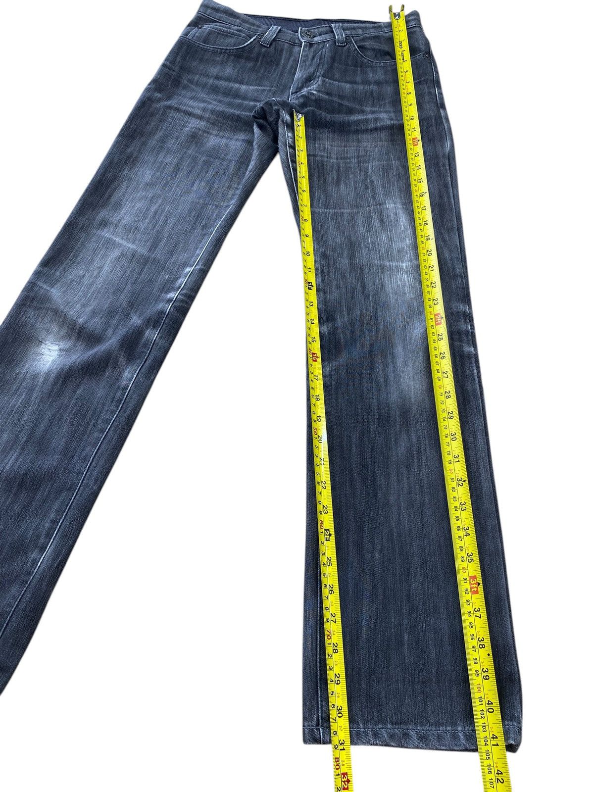 Edwin Edwin Blue Wash Whiskered Style Straight Leg Jeans Size US 29 - 8 Thumbnail