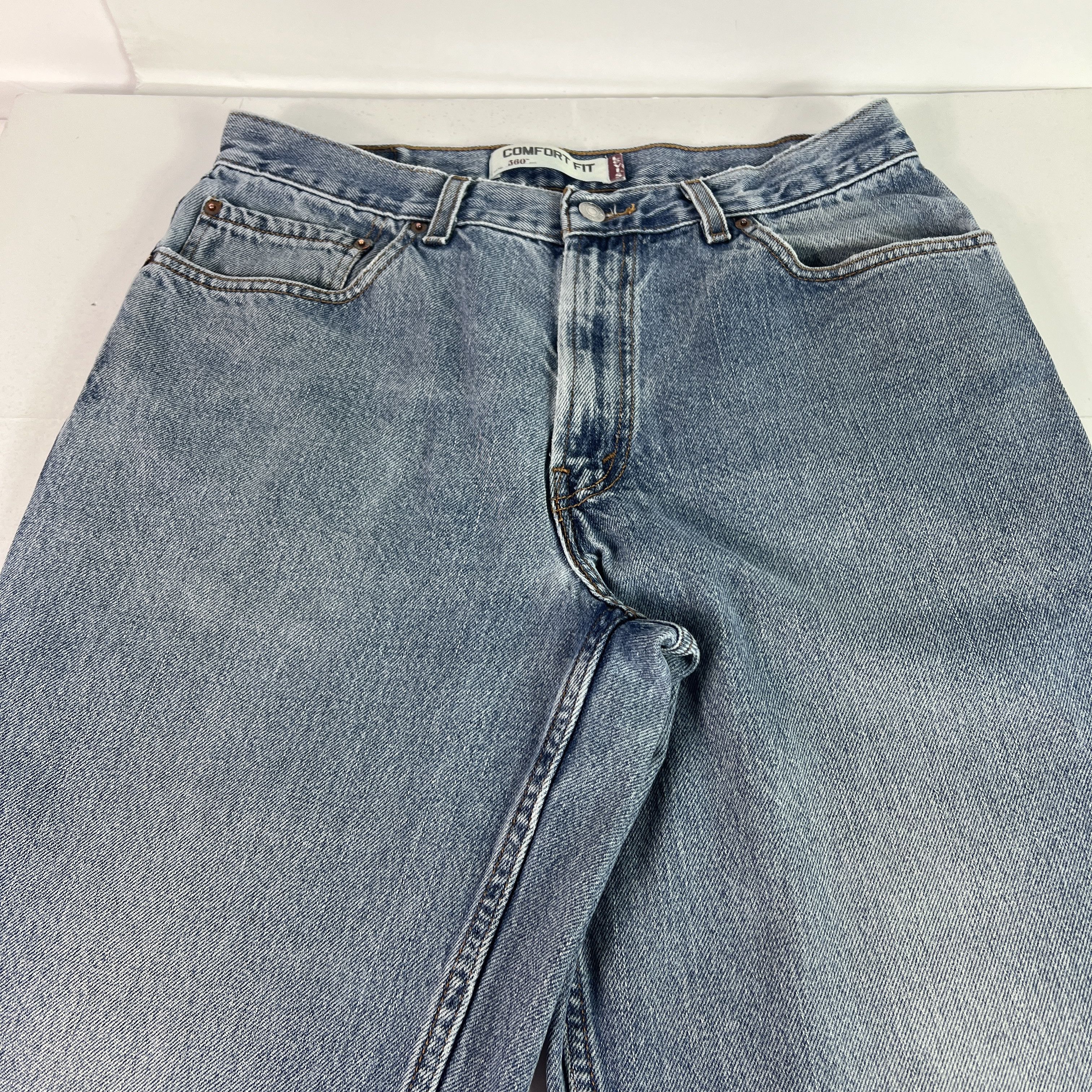 Levi's Y2K Levi's Jeans 560 Comfort Loose Fit Tapered Blue Denim Size US 33 - 4 Thumbnail