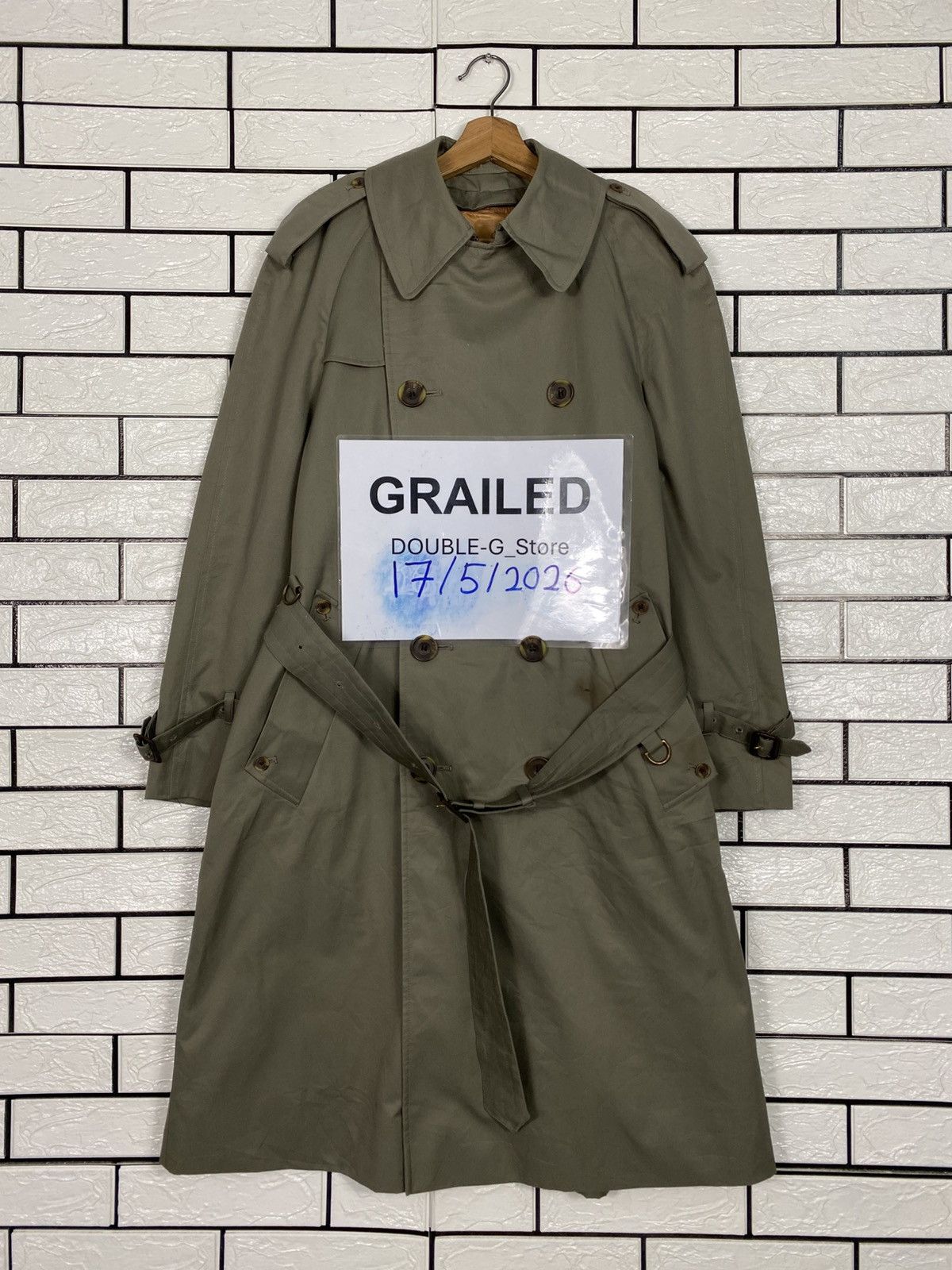 Aquascutum Vintage Trench Coat Long Aquascutum Made in England Nova Size US M / EU 48-50 / 2 - 1 Thumbnail