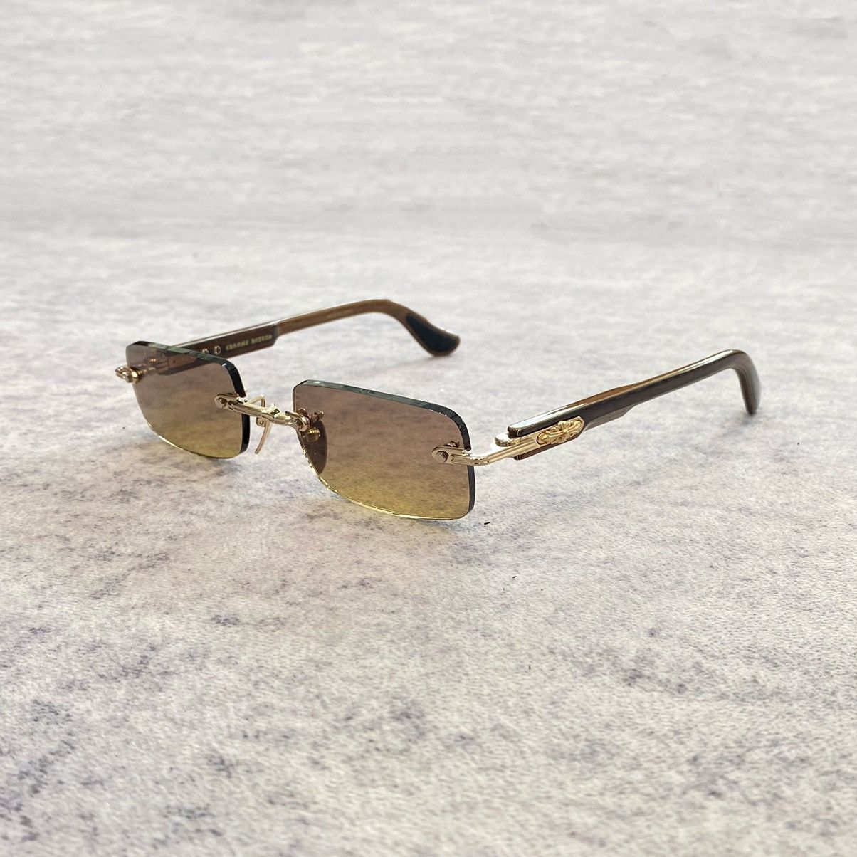 Chrome Hearts HROME HEARTS DEEP I Gold Plated/Wood Ebony Size ONE SIZE - 1 Thumbnail