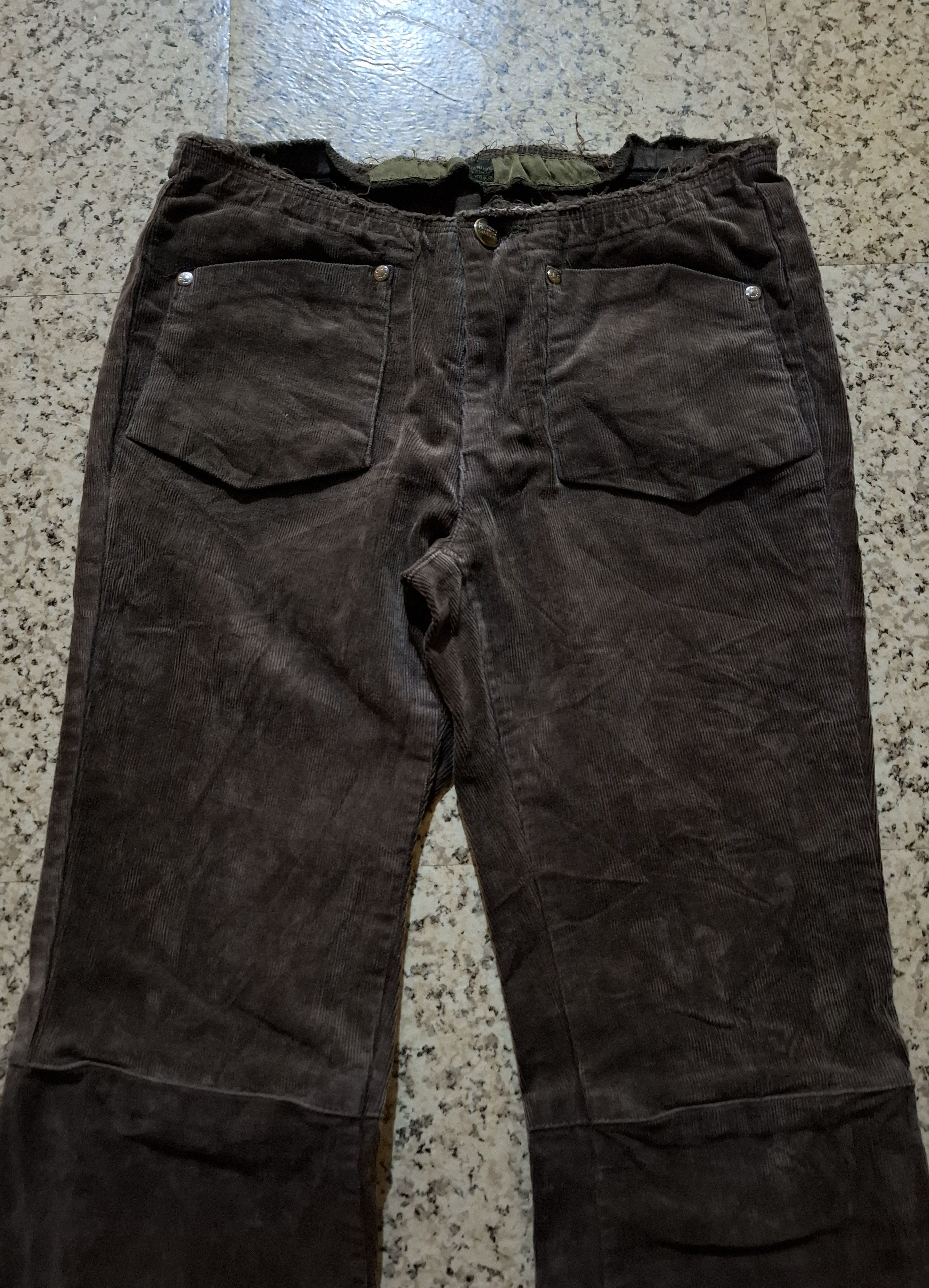 Marithe + Francois Girbaud ​MFG Archive Low Rise Corduroy Bootcut Trousers Takaya Shoji Size 25" / US 0 / IT 36 - 3 Thumbnail