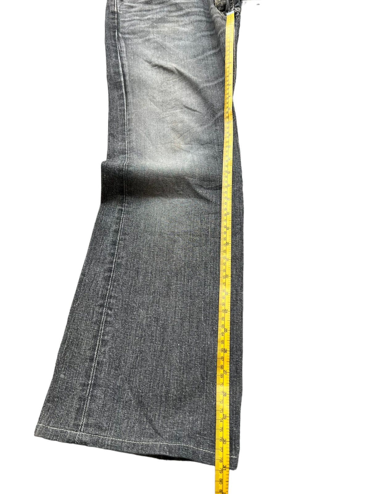 Lee Vintage Lee Rider Distressed Bootcut Flare Denim Jeans 34x31 Size US 34 / EU 50 - 13 Thumbnail