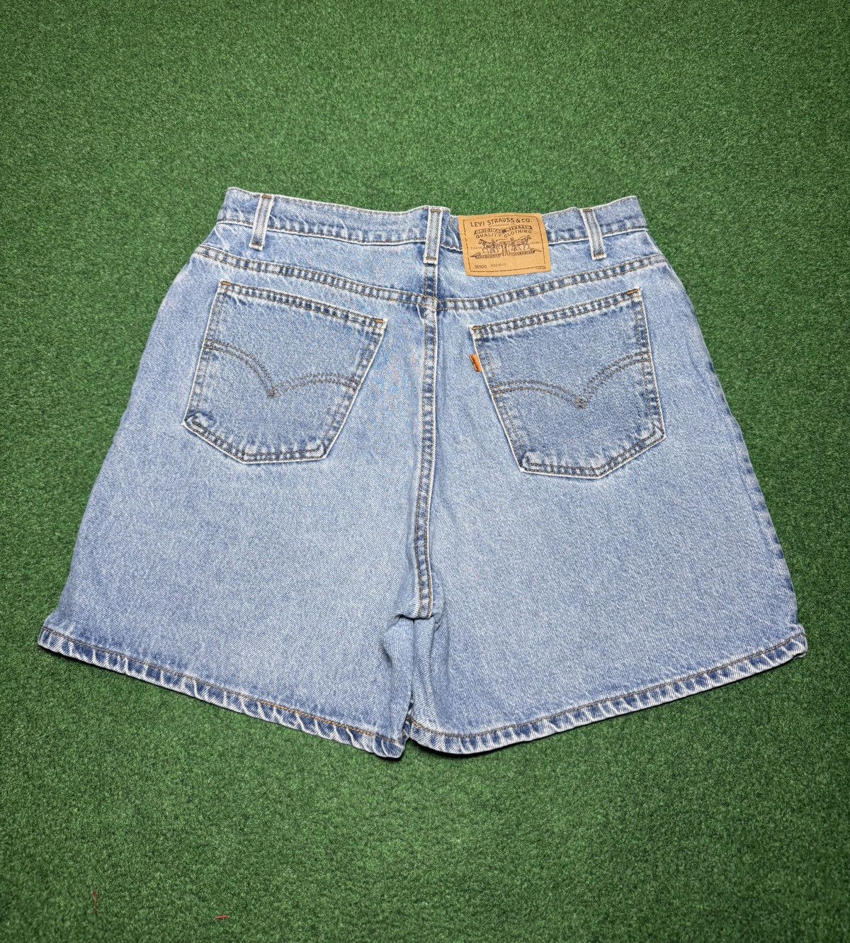 Levi's Vintage Clothing Levi's High Rise Women's 14 Jorts Vintage 920 7” Jean Shorts Size 36" / US 14 / IT 50 - 1 Thumbnail