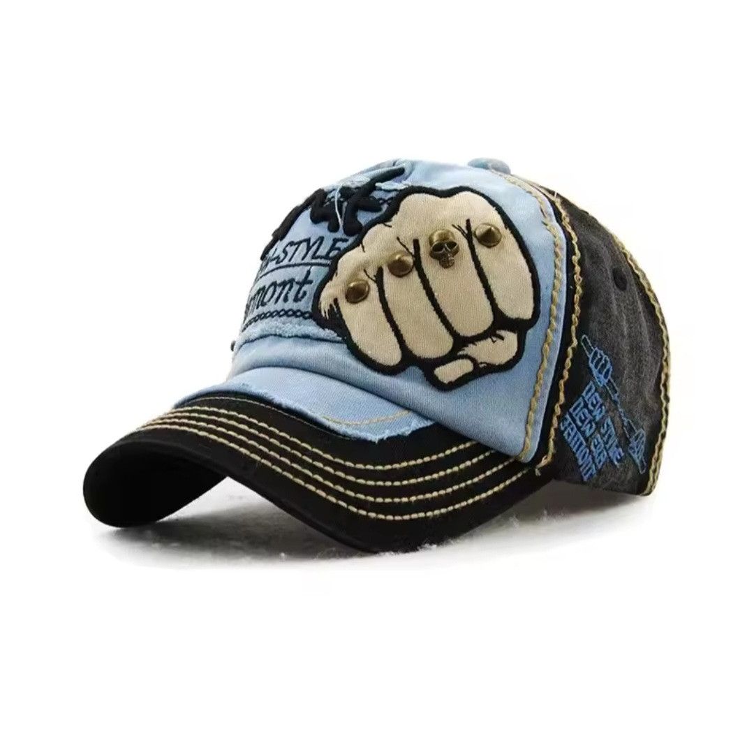 Other Custom Black Blue Baseball Cap Size ONE SIZE - 1 Preview