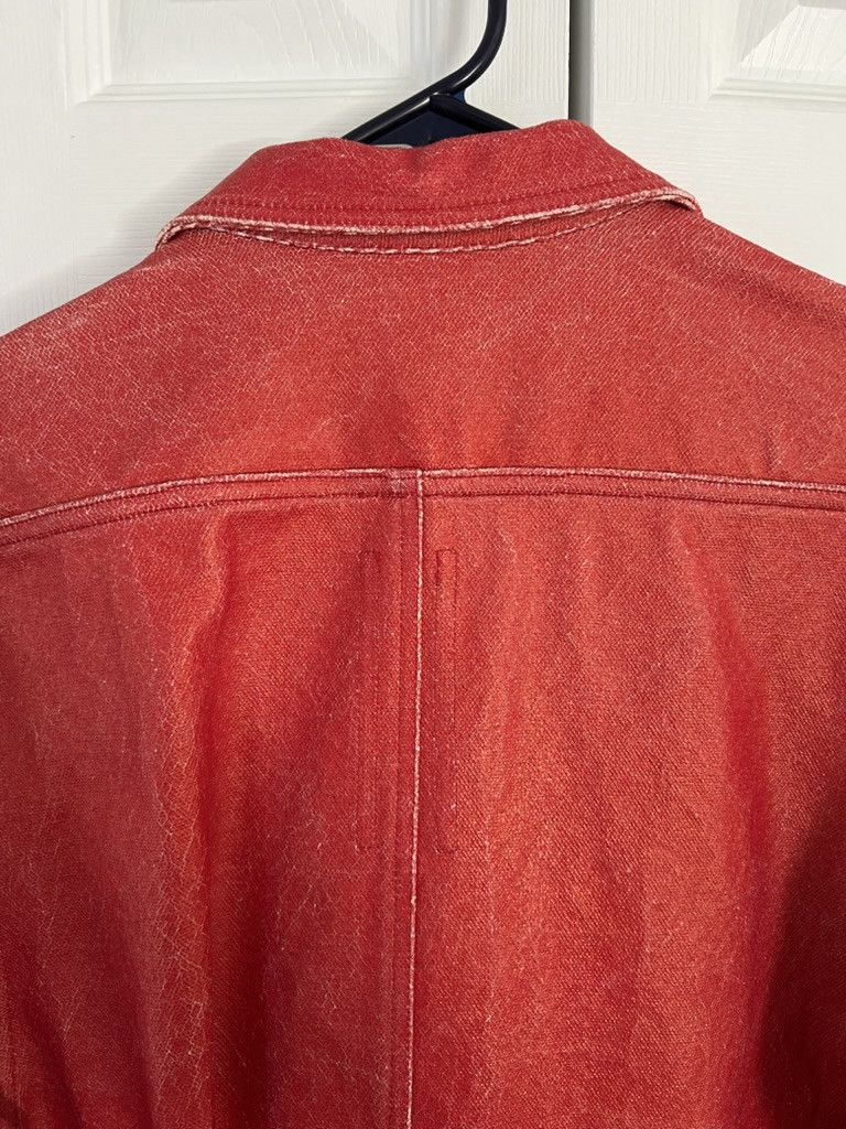 Rick Owens Drkshdw Red Trenchcoat Size US M / EU 48-50 / 2 - 5 Thumbnail