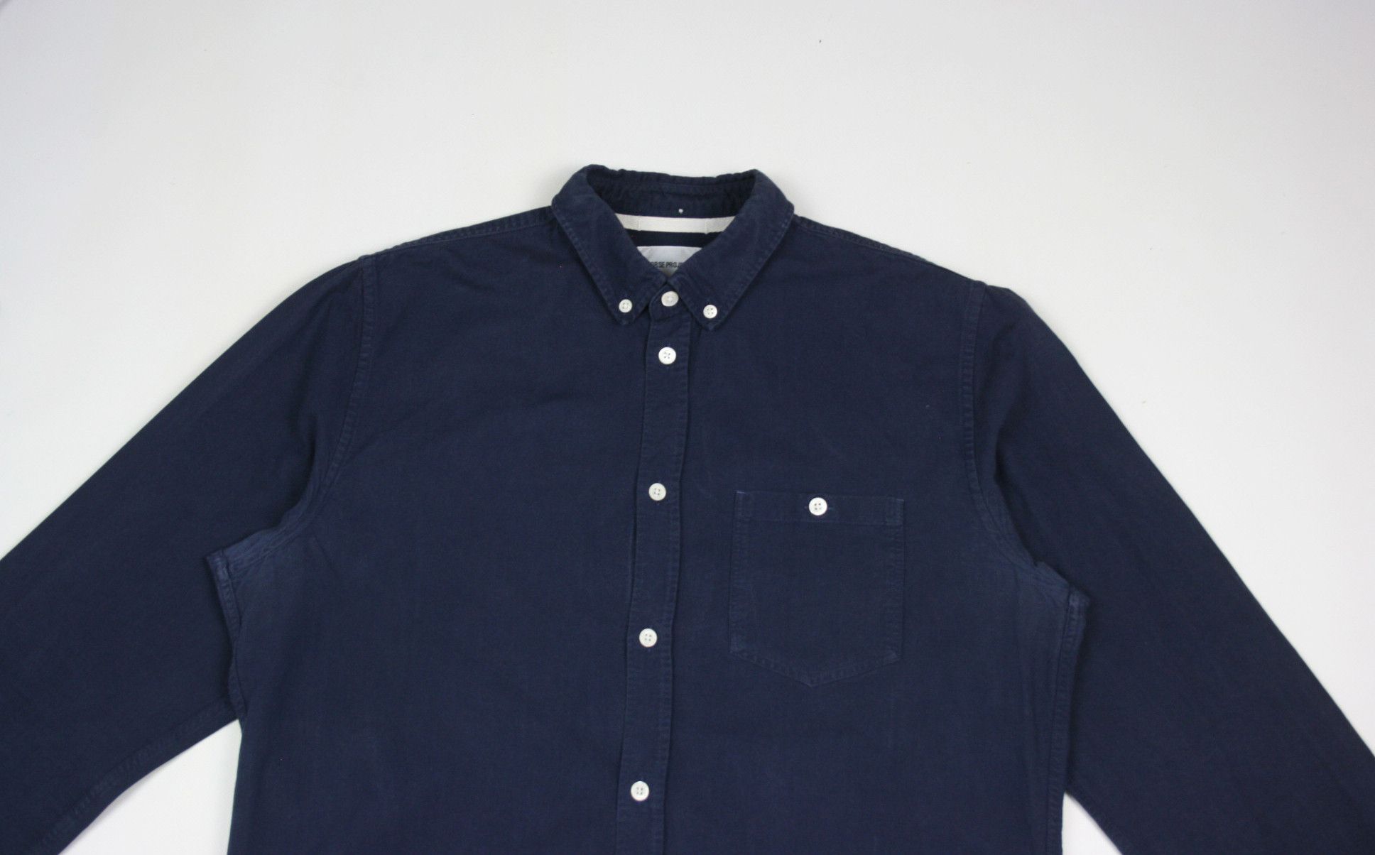 Norse Projects Anton Oxford Navy Shirt Size US L / EU 52-54 / 3 - 3 Thumbnail