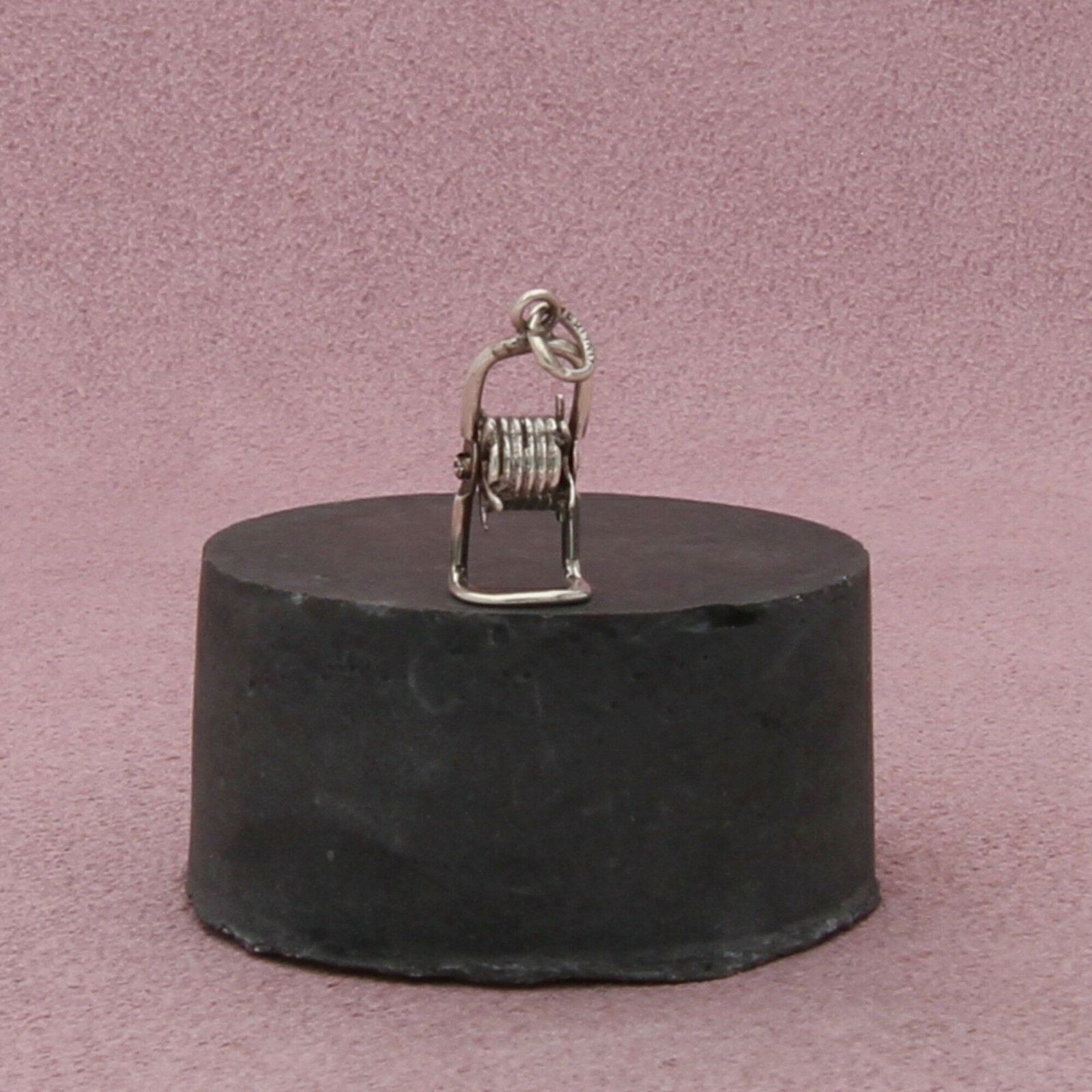 Sterling Silver sterling silver vintage lawn hose reel mechanical charm Size ONE SIZE - 3 Thumbnail