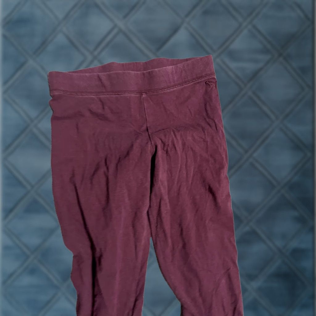 Victoria's Secret Victoria's Secret Pink Leggings Women’s XS Maroon Solid Yoga Size 26" / US 2 / IT 38 - 1 Thumbnail