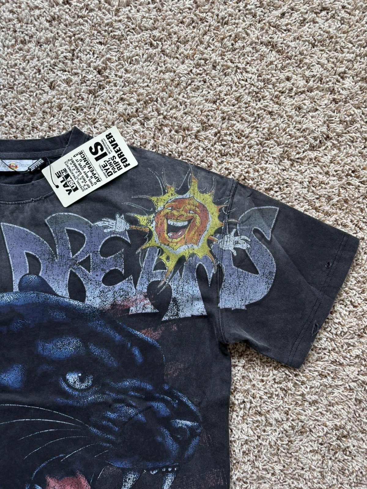 Vale Vale Forever Fury Big Tee Black Valley Dreams Size US XL / EU 56 / 4 - 5 Thumbnail