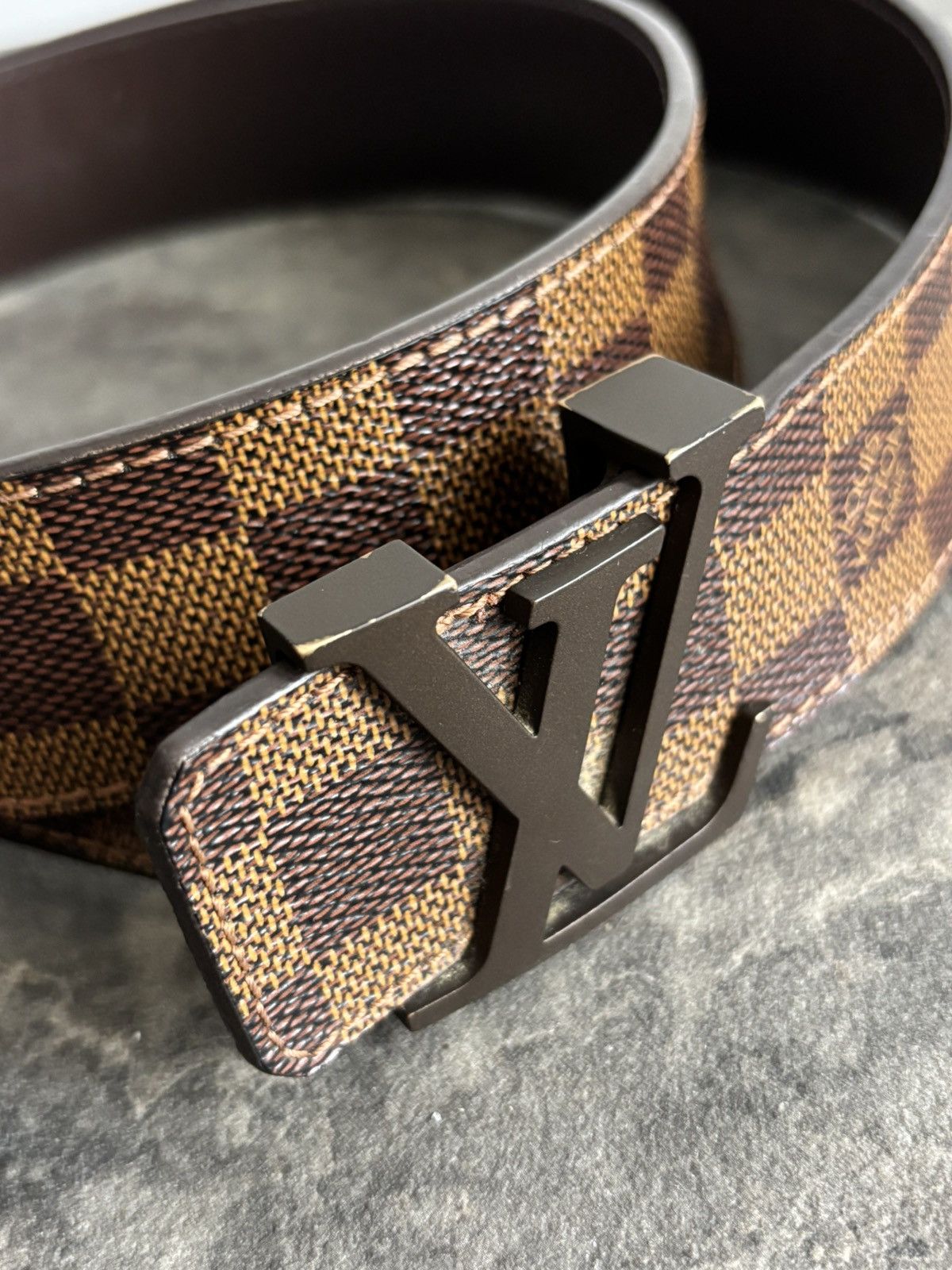 Louis Vuitton Louis Vuitton LV Damier belt Size 40 - 4 Thumbnail