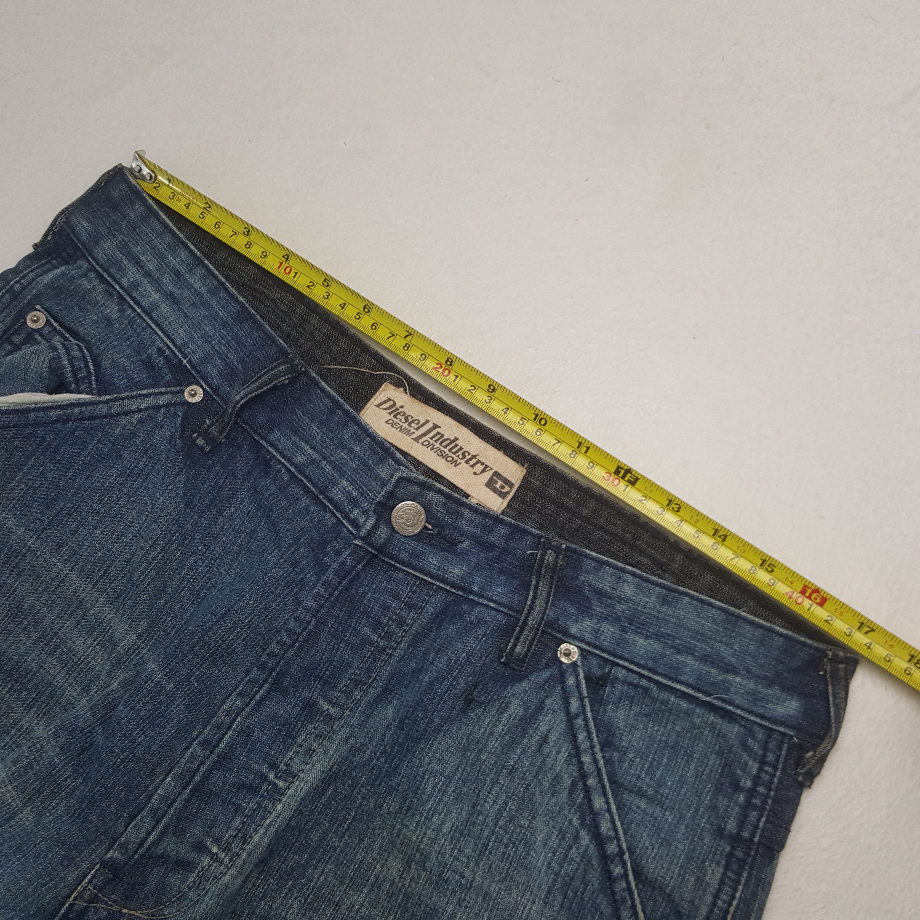 Diesel Vintage Diesel Industry Punk Denim Jeans Size US 34 / EU 50 - 7 Thumbnail