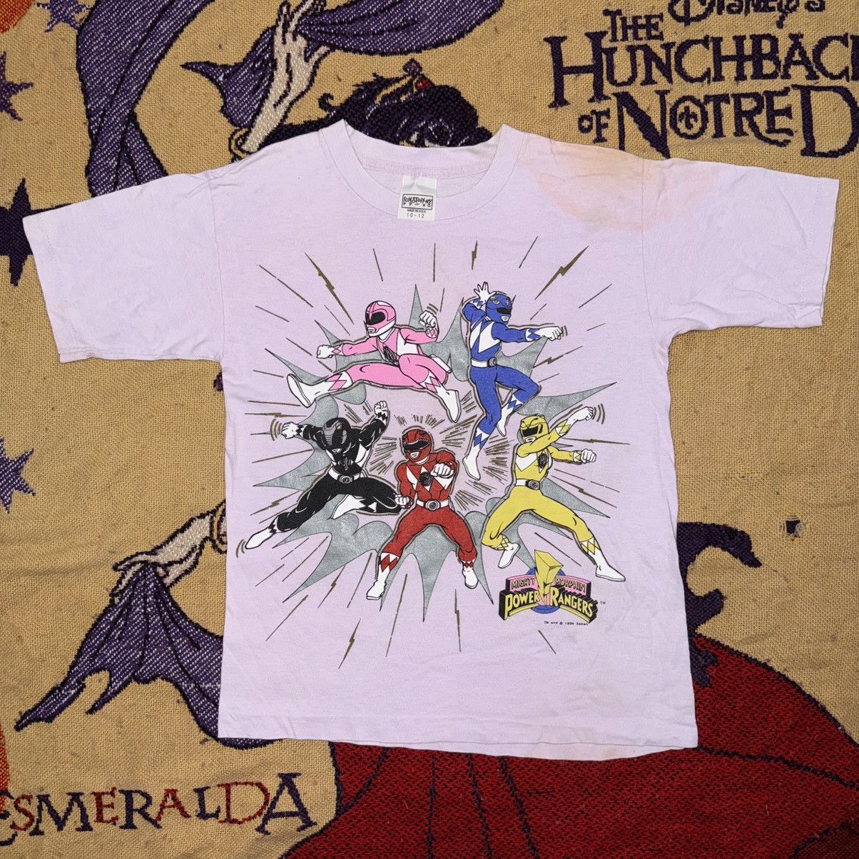 Japanese Brand Vintage 90s Power Rangers T-Shirt Size US XS / EU 42 / 0 - 1 Thumbnail