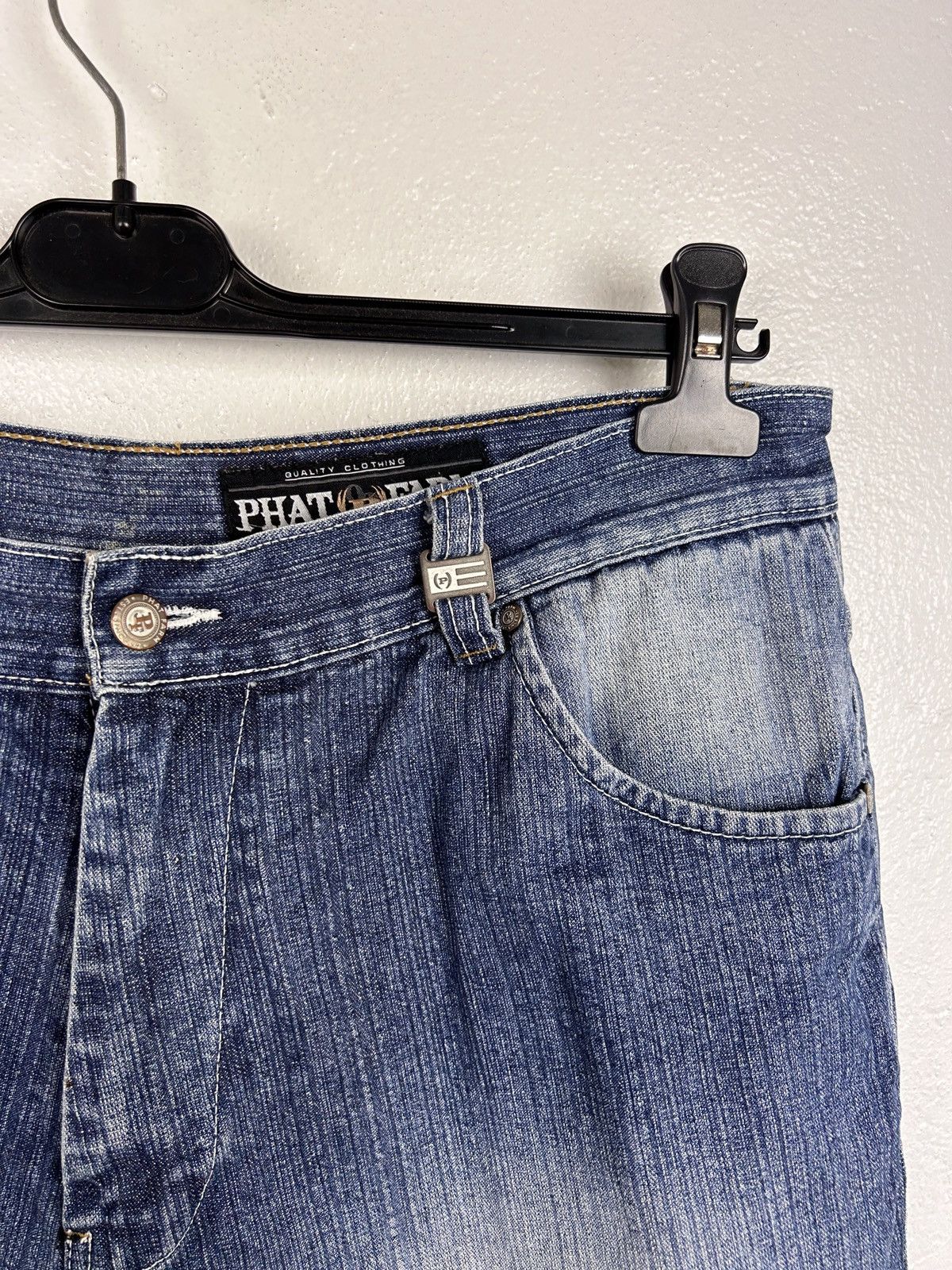 JNCO Vintage Baggy Phat Farm Denim Jeans Jorts Shorts W36 Size US 36 / EU 52 - 5 Thumbnail