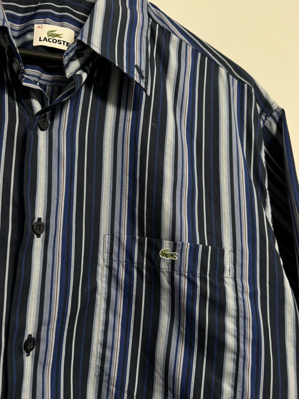 Lacoste Lacoste Button Up T-Shirt Vintage Y2K style Size US L / EU 52-54 / 3 - 9 Thumbnail