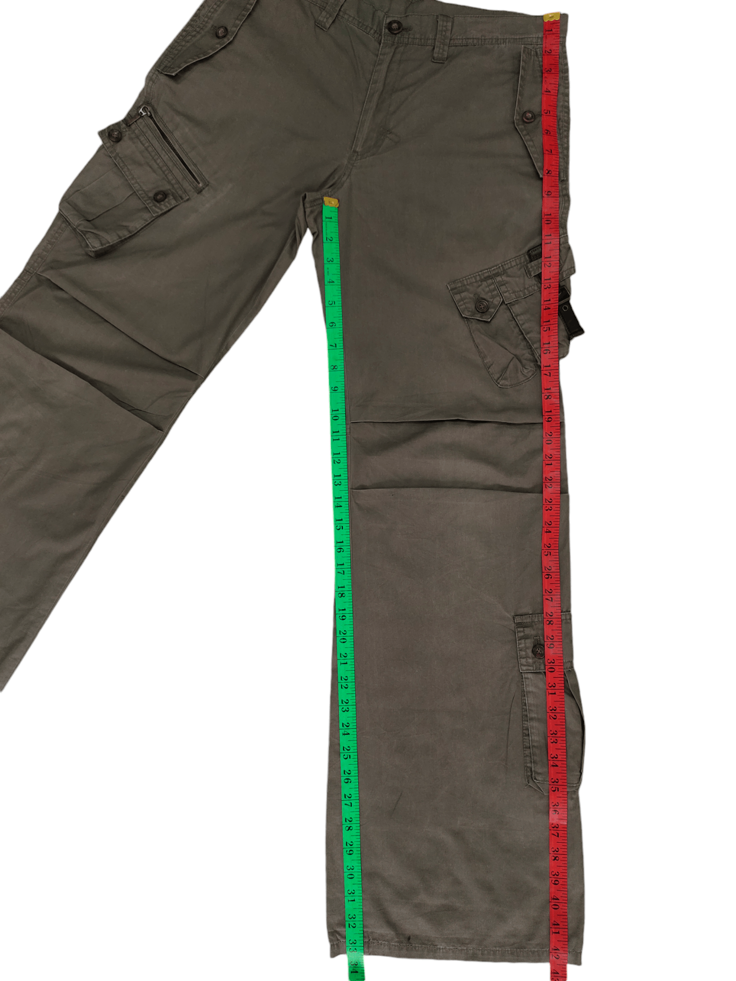 Tornado Mart Flare Pants Tornado Mart Multi Cargo Bondage Punk Bootcut Size US 32 / EU 48 - 12 Thumbnail