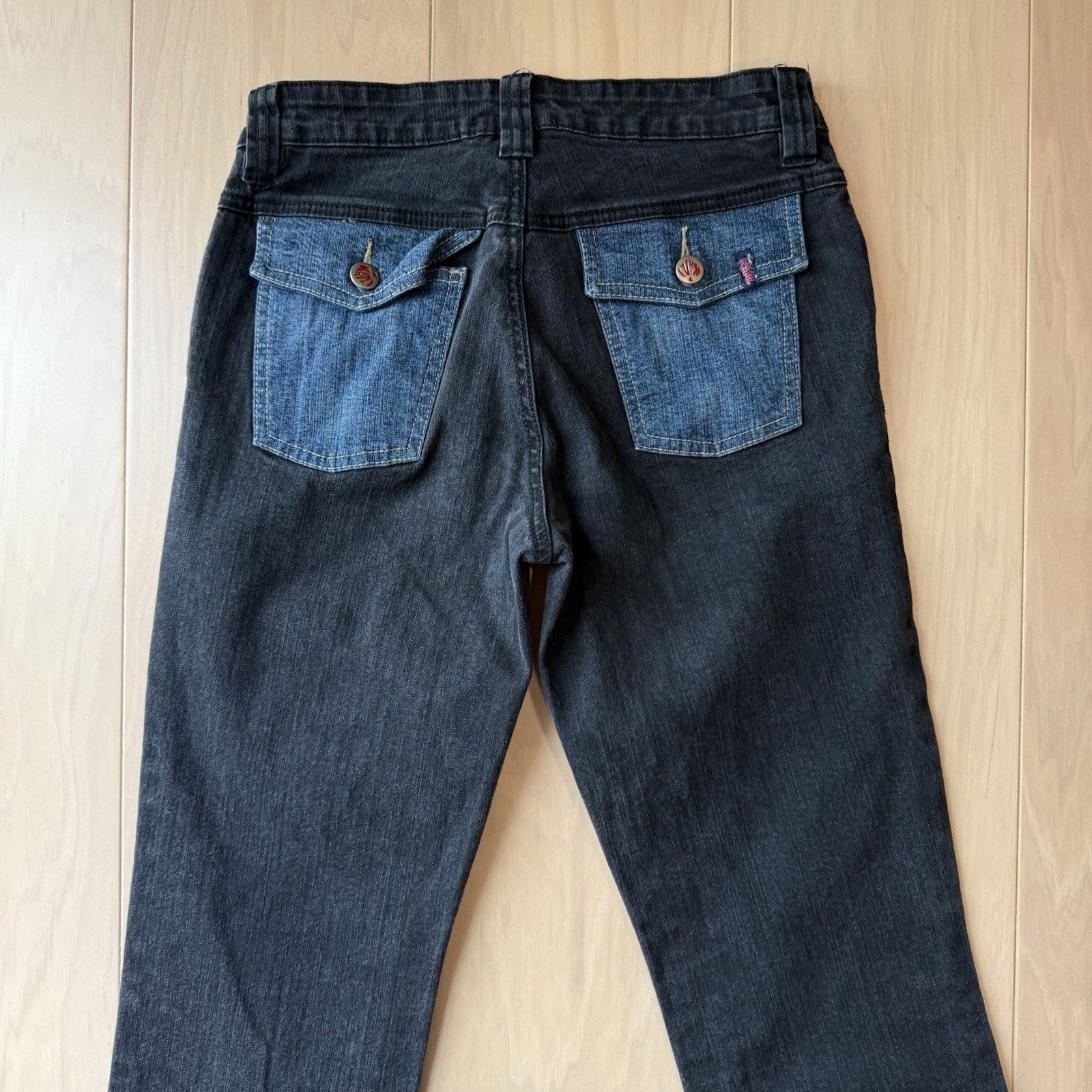 Karl Kani Vintage Karl Kani Jeans Women's 27 Blue Black Double Knee Size 27" / US 4 / IT 40 - 6 Thumbnail