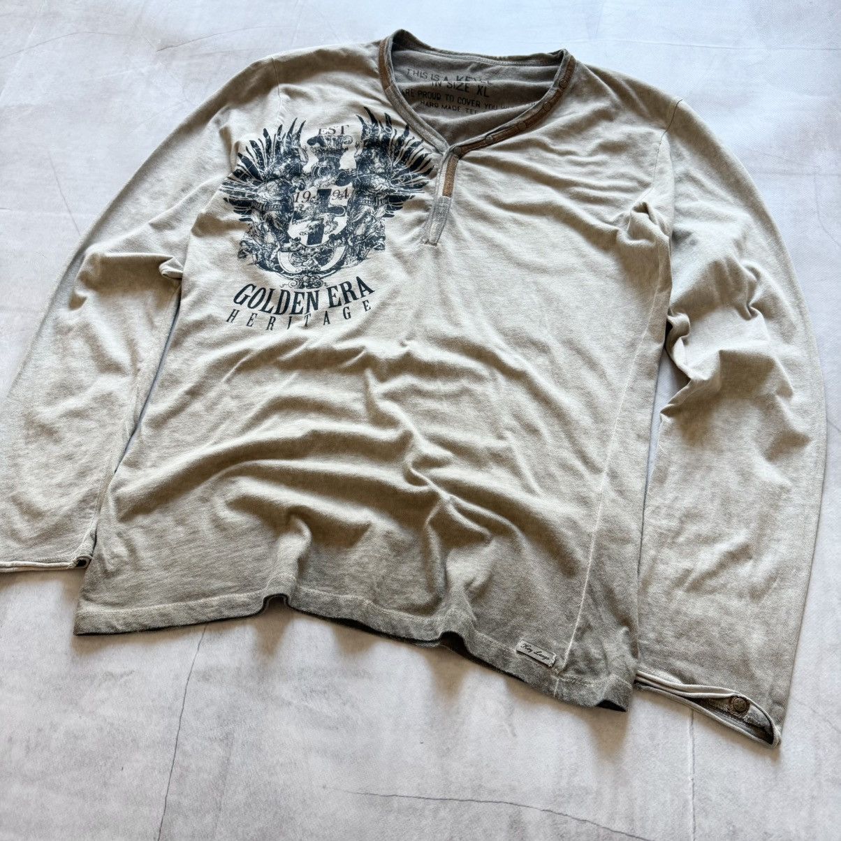 Hysteric Glamour Abstract Hysteric Glamour Style Long Sleeve LGB T-shirt Tee Size US XL / EU 56 / 4 - 2 Thumbnail