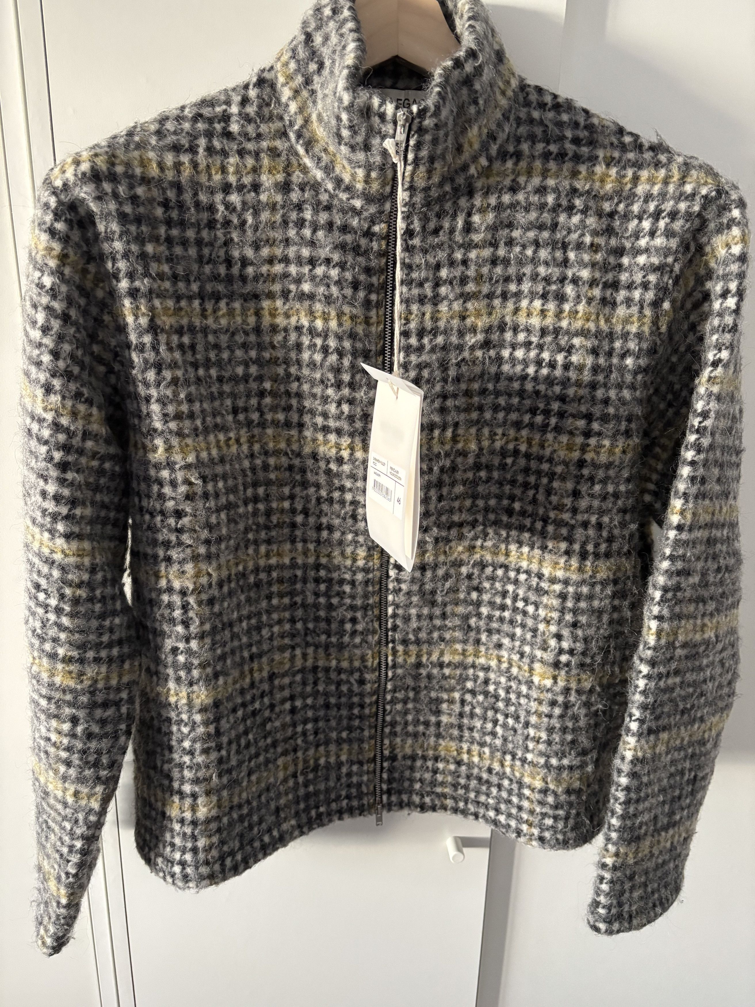 Our Legacy AW23 Shrunken Fullzip Polo Prenzlauer Houndstooth 46 
