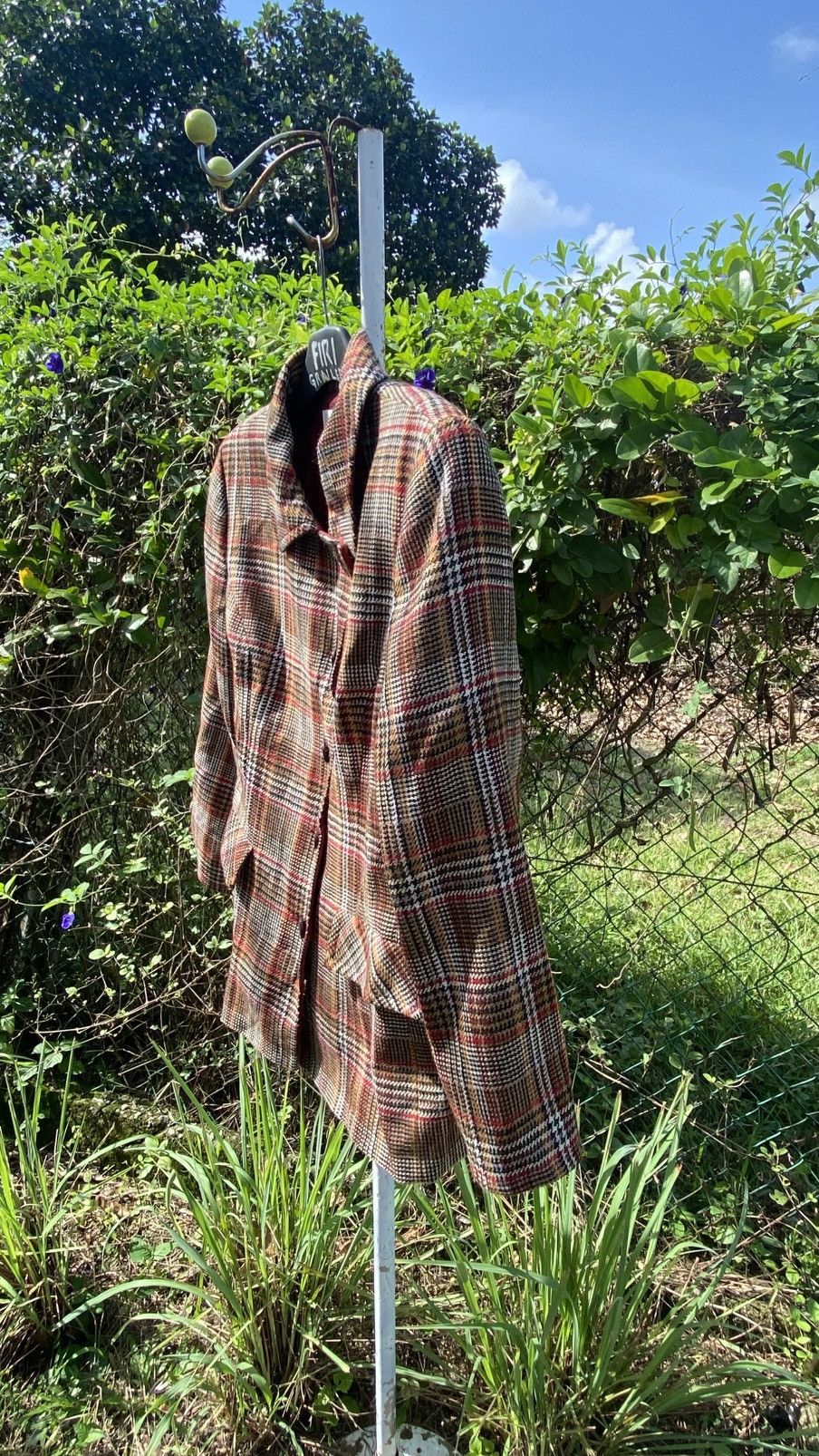 Carven × Vintage Carven Paris Wool Plaid Jacket Size L / US 10 / IT 46 - 3 Thumbnail
