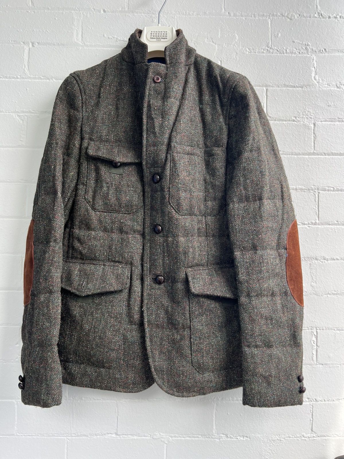 Junya Watanabe Junya watanabe green tweed padded jacket Size US M / EU 48-50 / 2 - 6 Thumbnail