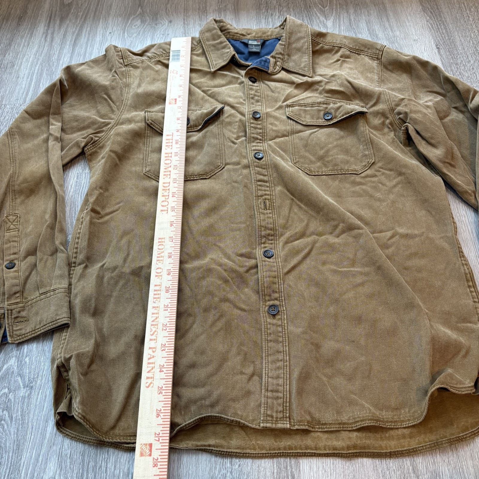 Royal Robbins Royal Robbins Men's Brown Lyocell Cotton Button Down Shirt L Size US L / EU 52-54 / 3 - 5 Thumbnail