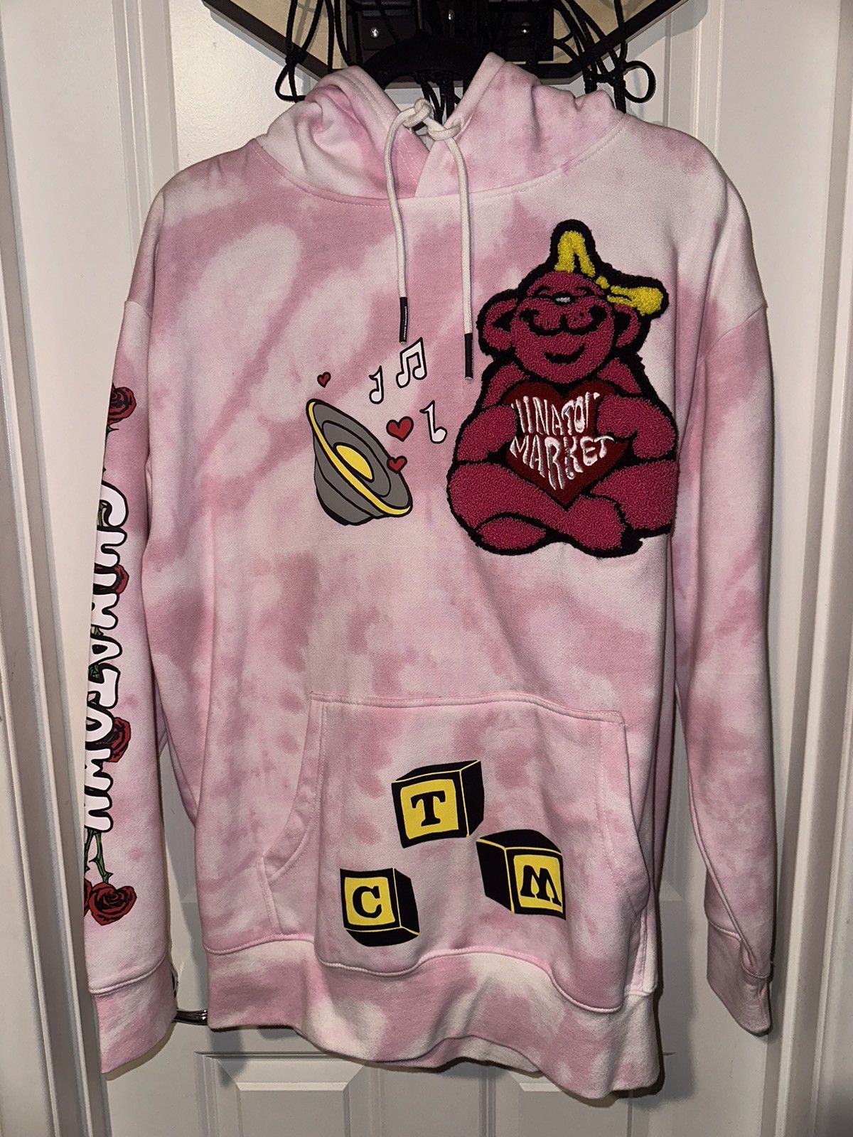 Market Chinatown Market Pink Hoodie Size US L / EU 52-54 / 3 - 3 Thumbnail