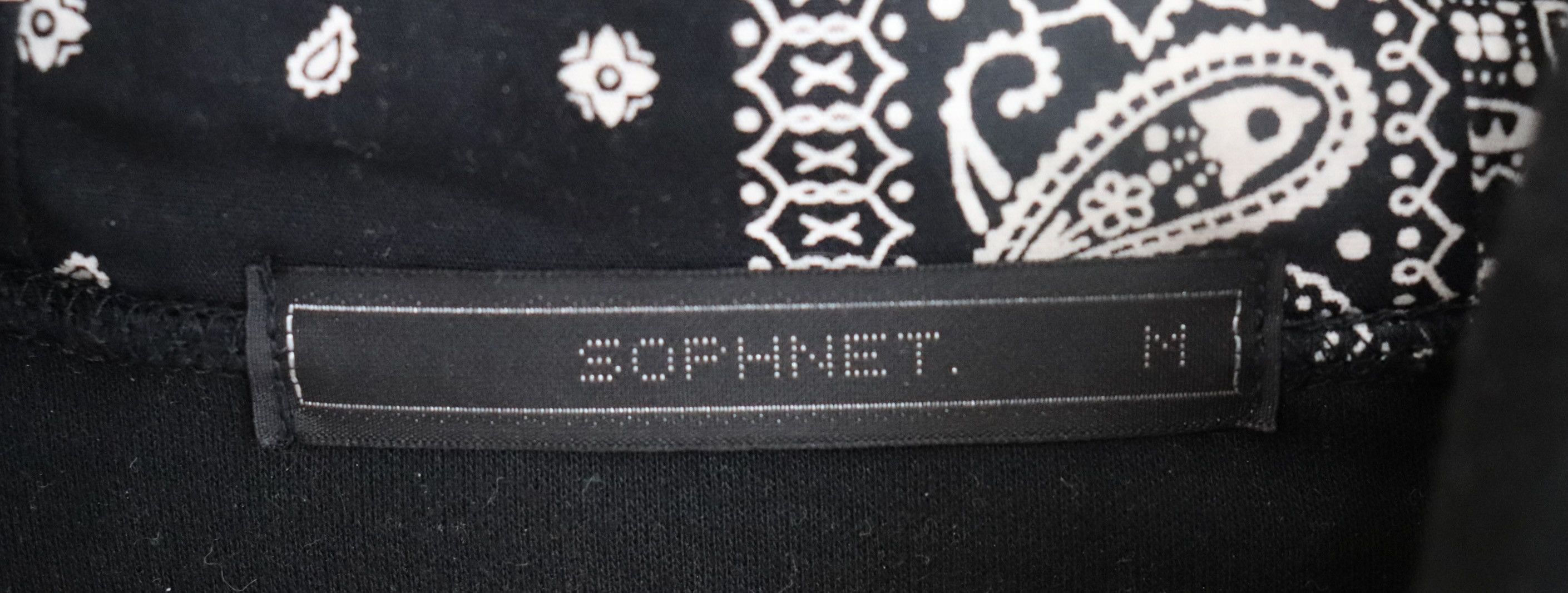 Sophnet. Sophnet Tech Knit Gaiter Neck Zip Hoodie Black Japanese Sz M Size US M / EU 48-50 / 2 - 8 Thumbnail