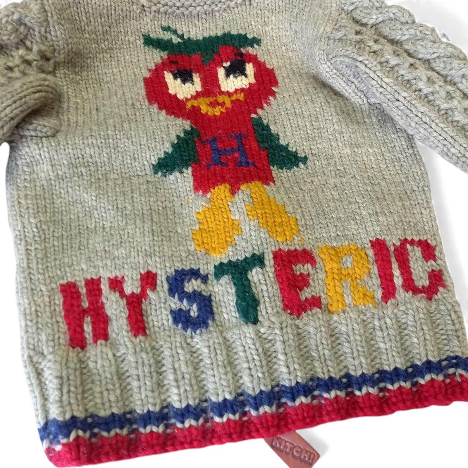Hysteric Glamour Hysteric Glamour - Knitted Wool Cable Cardigan with Embroide Size US M / EU 48-50 / 2 - 4 Thumbnail