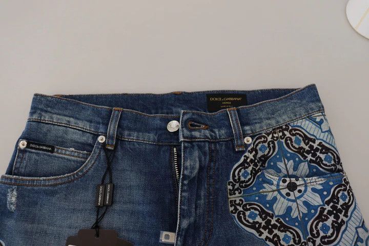 Dolce & Gabbana o1y0125 Denim Short in Blue Size US 40 / EU 56 - 7 Thumbnail