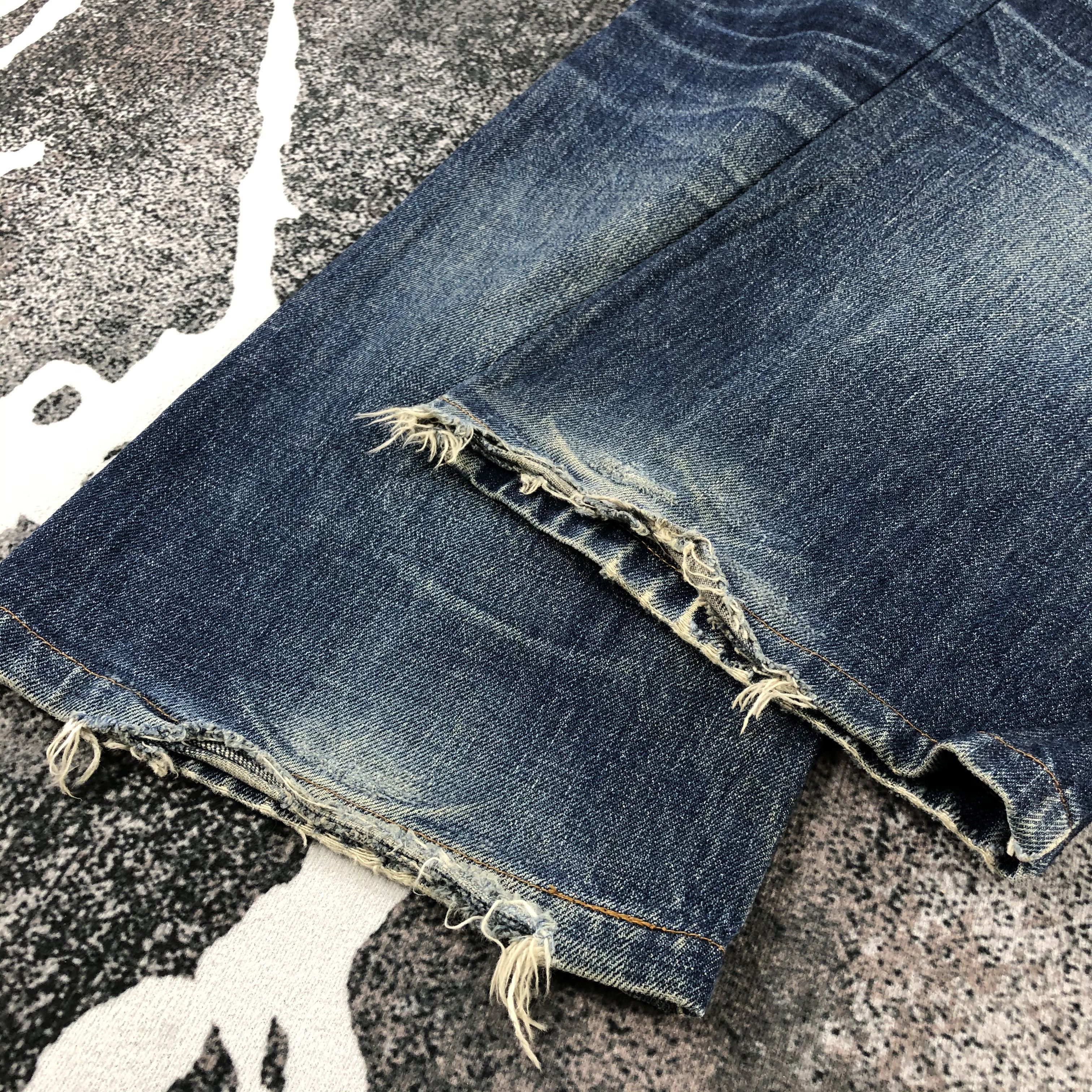 Japanese Brand Vintage GL Heart Jeans Rusty Wash Denim KJ736 Size US 32 / EU 48 - 6 Thumbnail