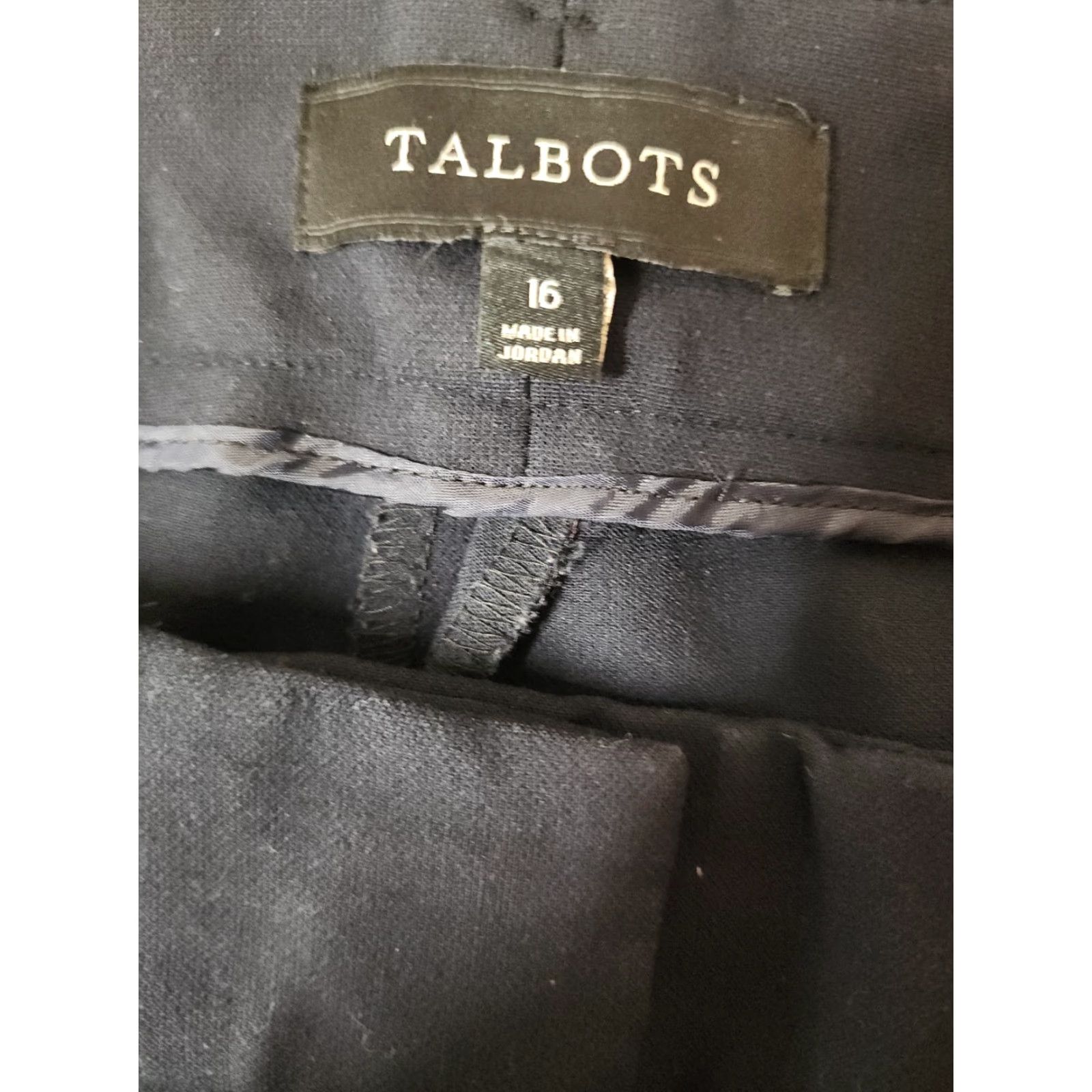 Talbots Talbots Womens Blue Dress Pants Size 16 (Regular) Polyester Pants Women's Size 38" / US 16 / IT 52 - 3 Thumbnail