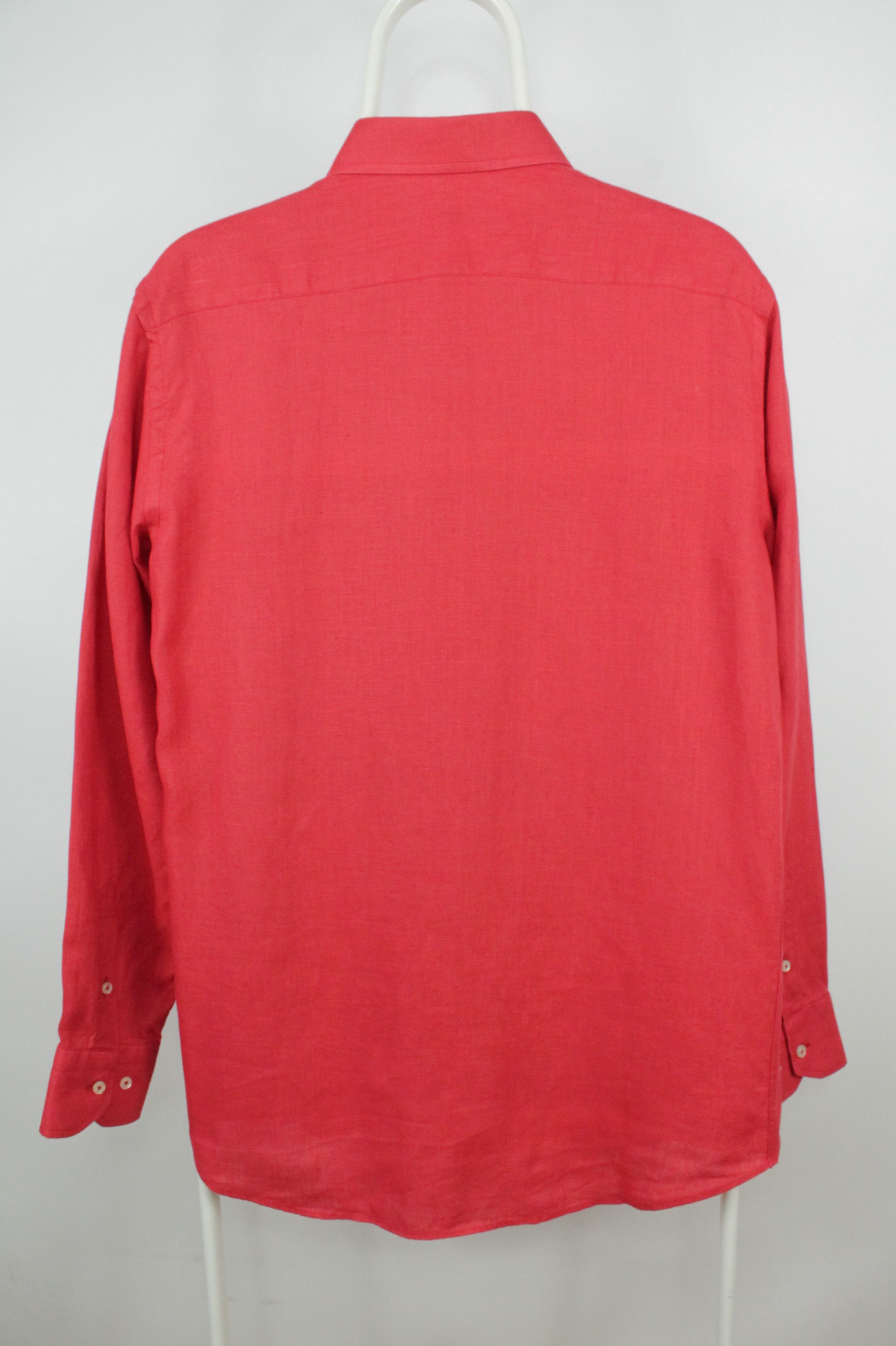 Other Nienteaffatto Napoli Red Linen Shirt Size US M / EU 48-50 / 2 - 7 Thumbnail