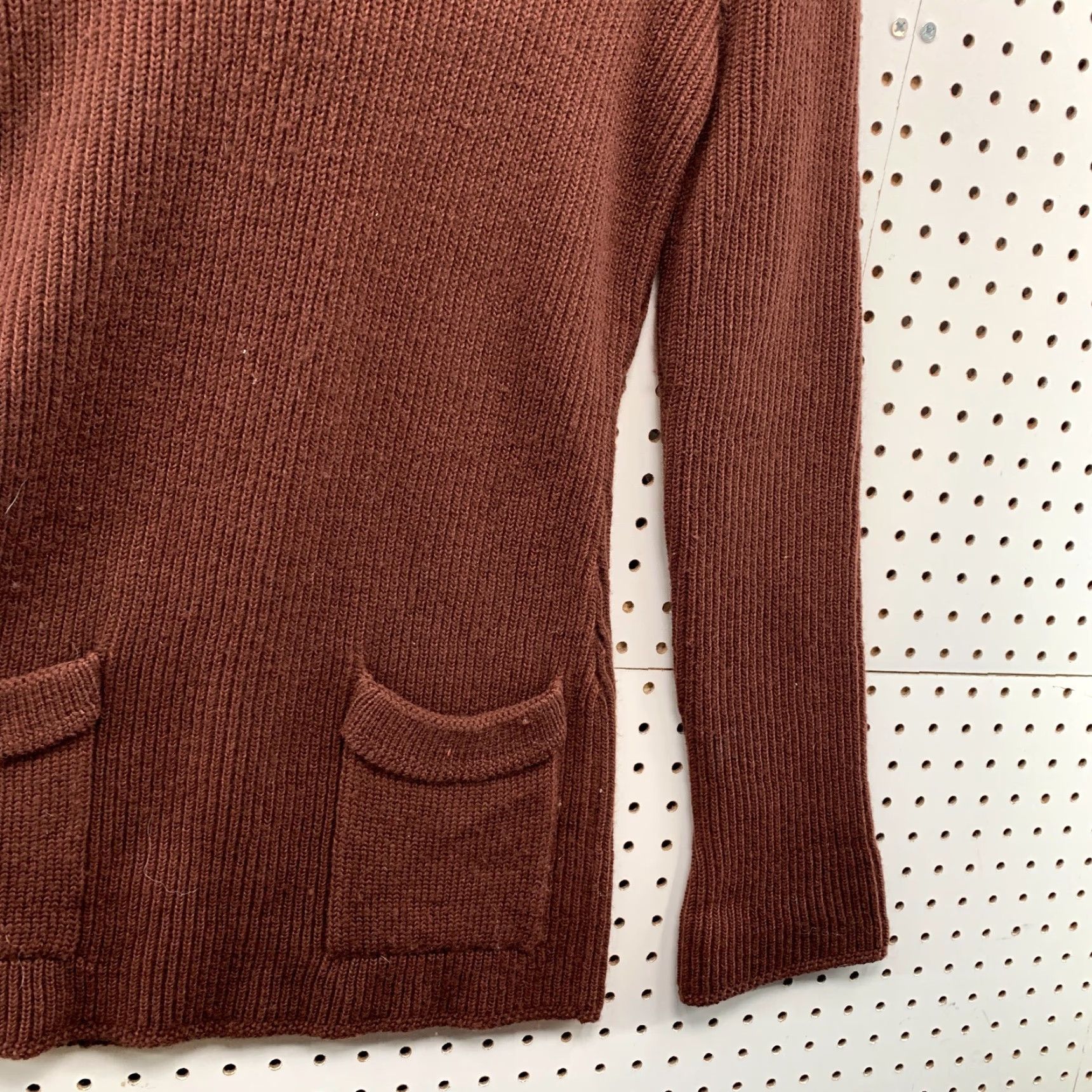 I. Magnin VINTAGE I. Magnin Wool Sweater Women Small Brown Hooded Knit 70s 80s Wool Pullover, Winter, Casual, 100% Wool, Sweatery Size S / US 4 / IT 40 - 6 Thumbnail