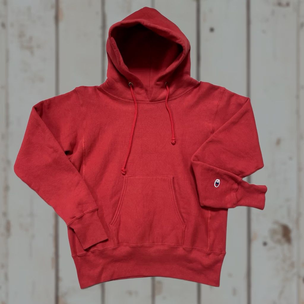 Champion VINTAGE Champion Hooded Sweatshirt USA 70s Reverse Weave Pullover M Adult Size US M / EU 48-50 / 2 - 1 Thumbnail