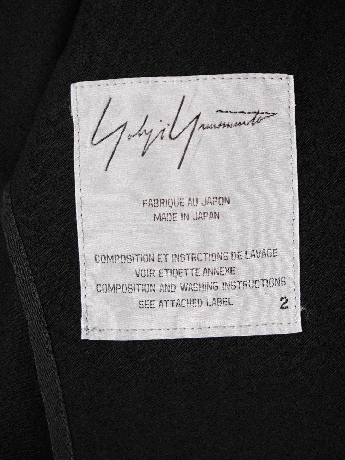 Yohji Yamamoto Yohji Yamamoto 01ss Archive Big Pocket Blazer Women's 2 Size XS / US 0-2 / IT 36-38 - 9 Thumbnail